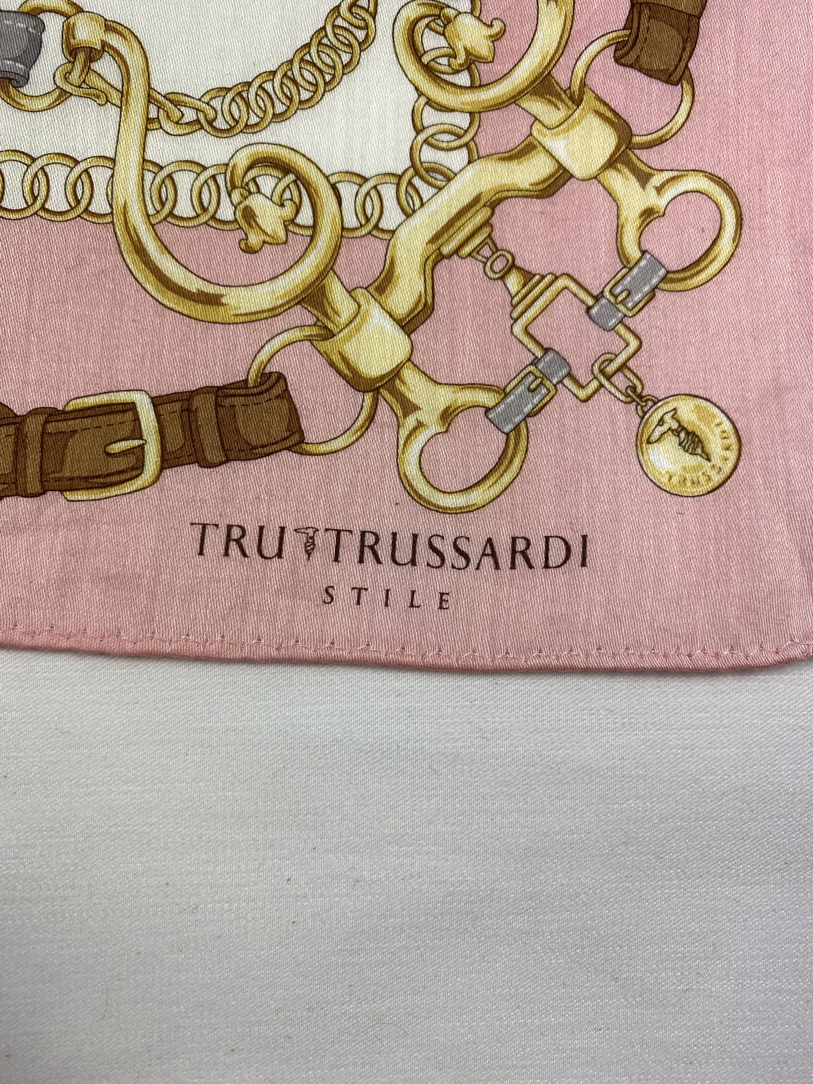 Trussardi × Vintage Trussardi Bandana / Handkerchief / Neckerchief Size ONE SIZE - 5 Thumbnail