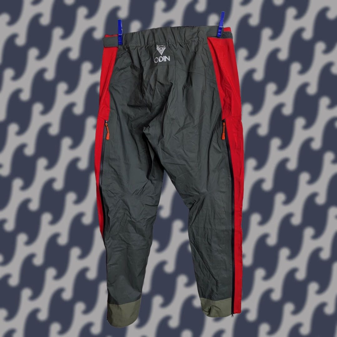 Helly Hansen Helly Hansen Mens Odin Pants Size M Lightweight Outdoor Taped Seams Gray Rain Pants Mens M Gray Size US 31 - 1 Thumbnail