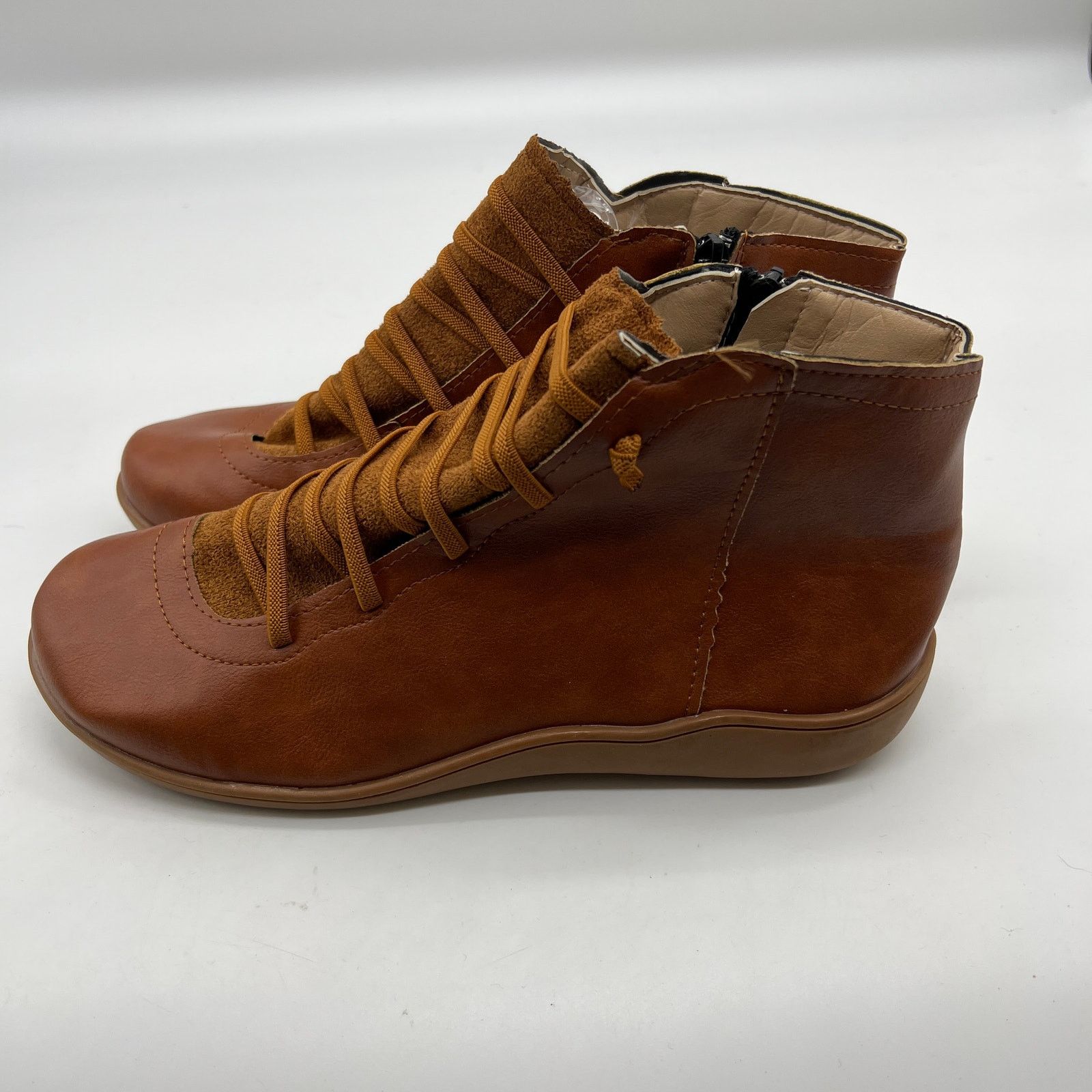 Other Ankle Boots Round Toe Casual Comfortable Lightweight Sid Size US 9 / IT 39 - 4 Thumbnail