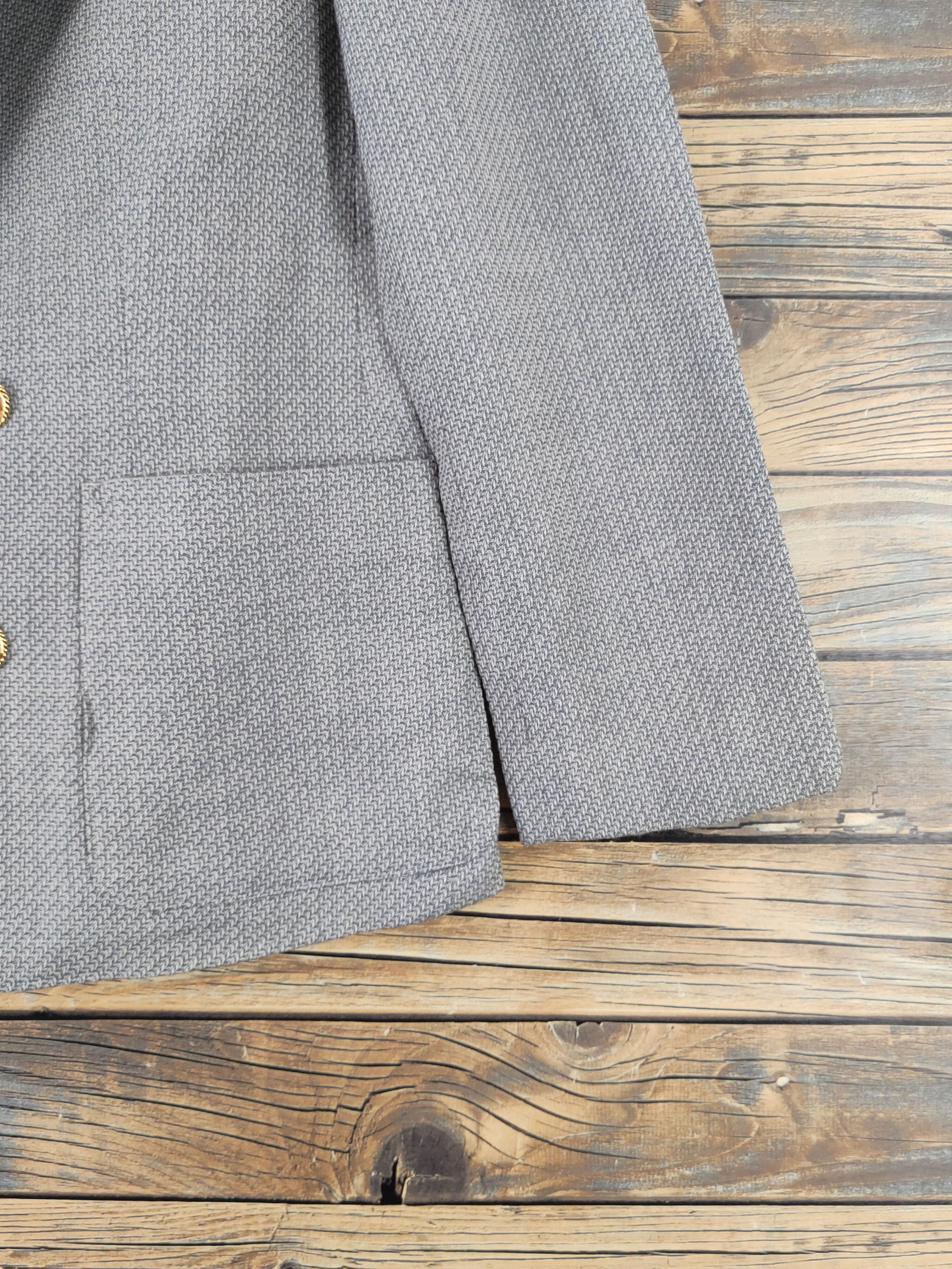 Japanese Brand × Vintage Rare Design 💥 Ava Stone-Lanapon Gray Blazers Size S / US 4 / IT 40 - 6 Thumbnail