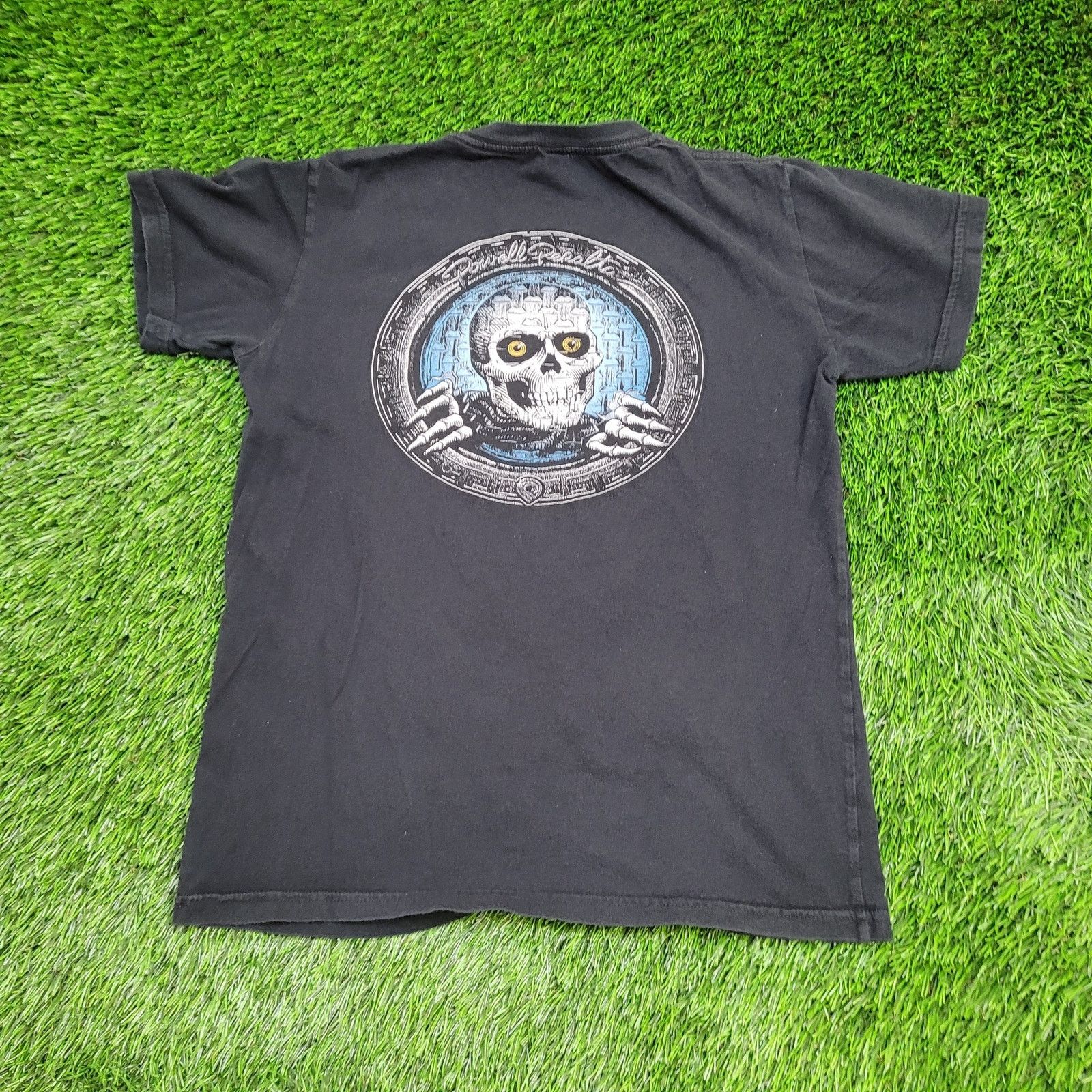 Powell Peralta Vintage Skull Shirt Womens Small 17x22 Powell 