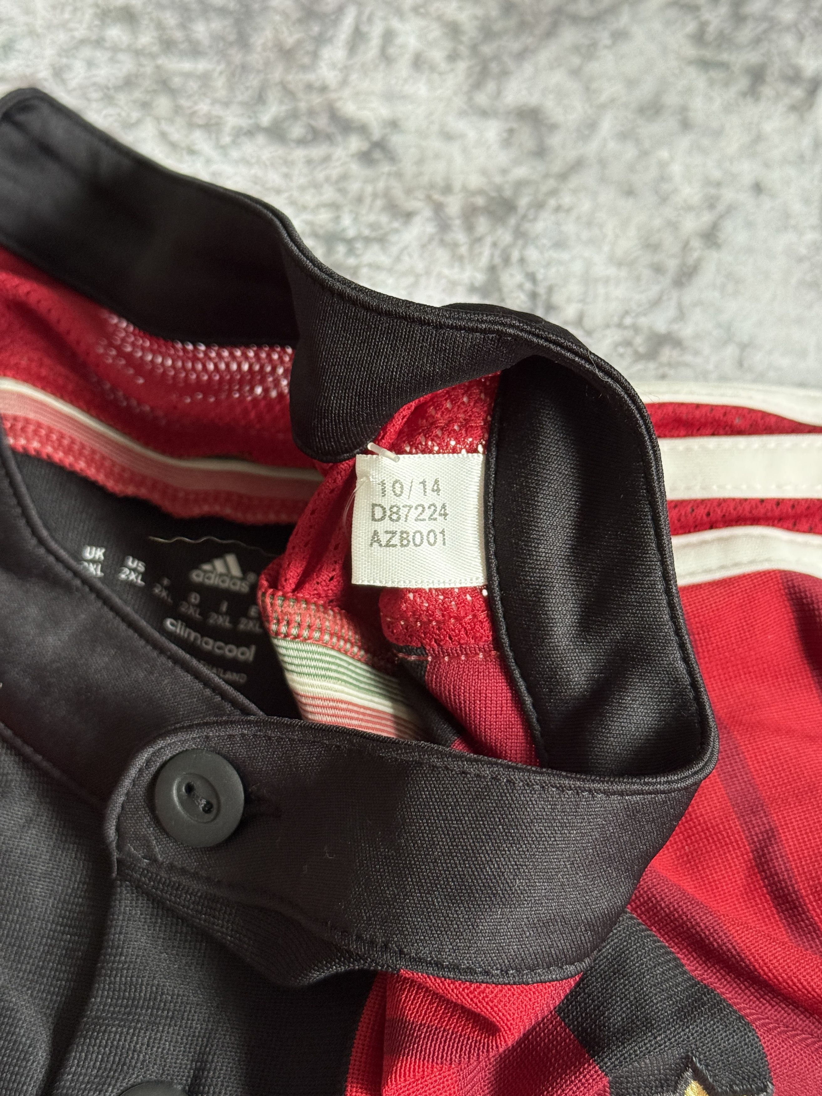 Adidas AC MILAN 2014-15 HOME SHIRT JERSEY MAGLIA ADIDAS SIZE 2XL Size US XXL / EU 58 / 5 - 6 Thumbnail