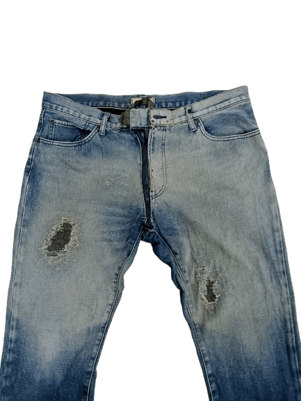 Uniqlo UNIQLO Distressed Jean's Workers Style Size US 38 / EU 54 - 3 Thumbnail