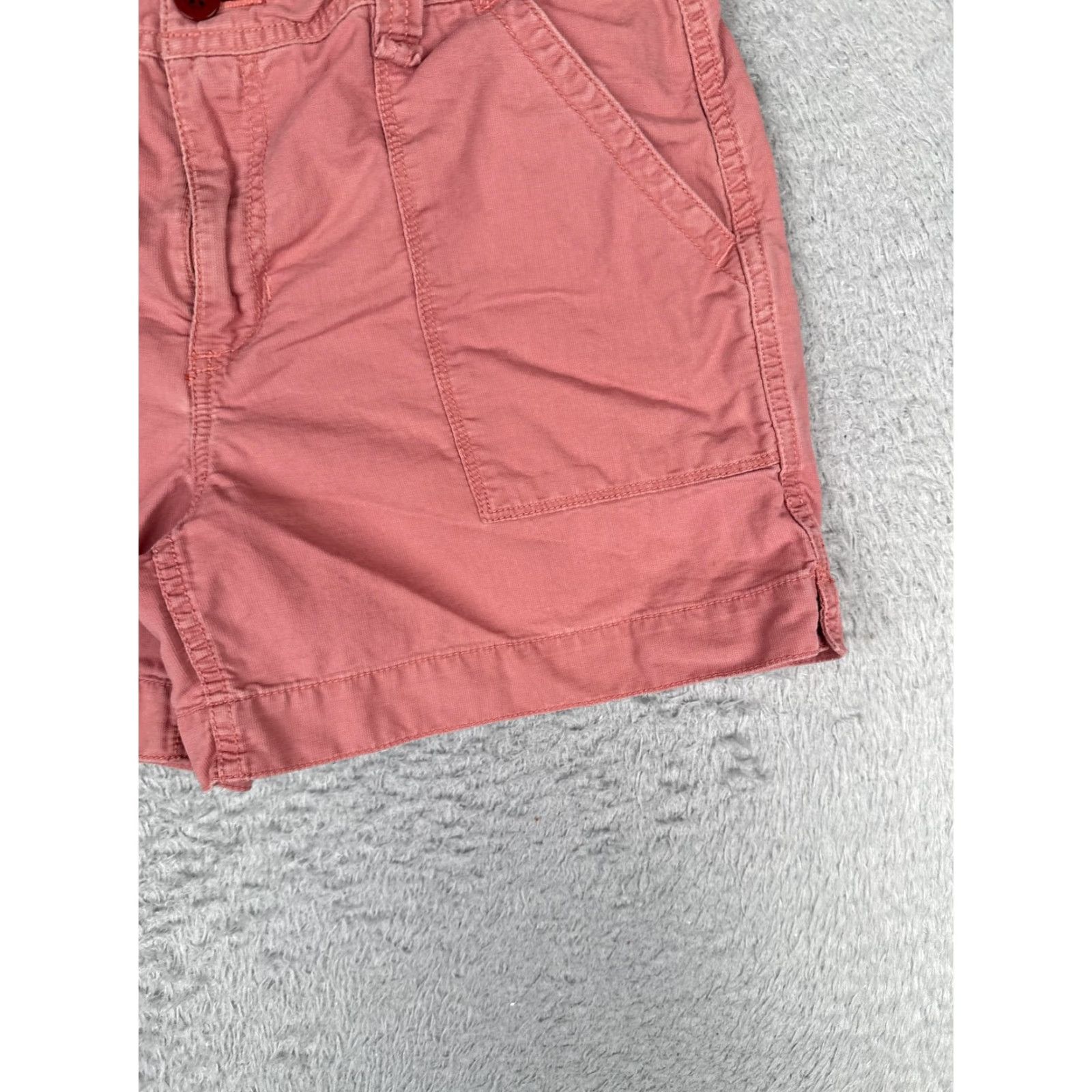 Polo Ralph Lauren Polo Jeans Company Shorts Womens 8 Pink Chino Flat Front Summer 28x5 Tailored Casual Womens Size 30" / US 8 / IT 44 - 2 Thumbnail