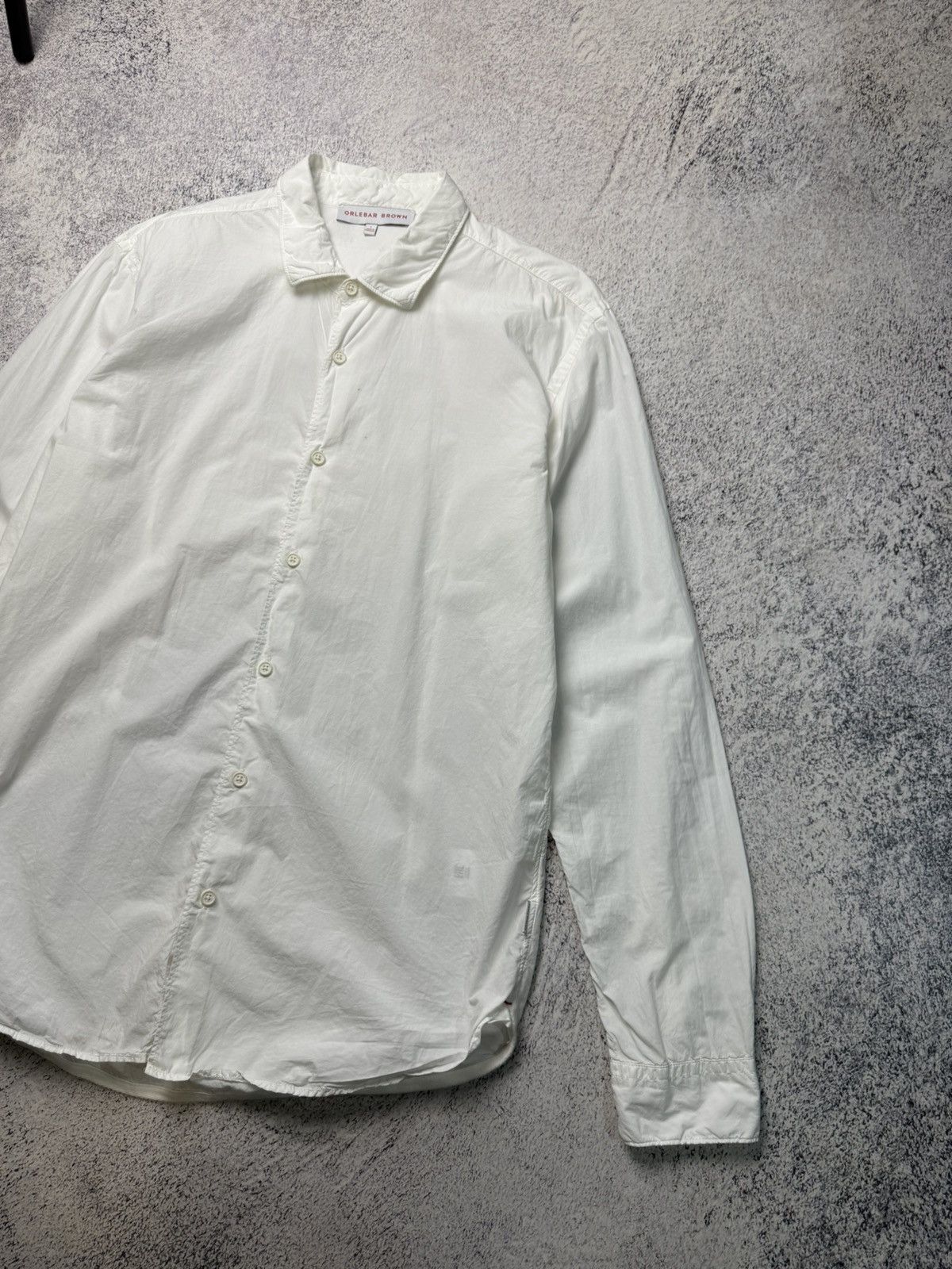 Orlebar Brown Orlebar Brown White Shirt Old Money Size US L / EU 52-54 / 3 - 4 Thumbnail