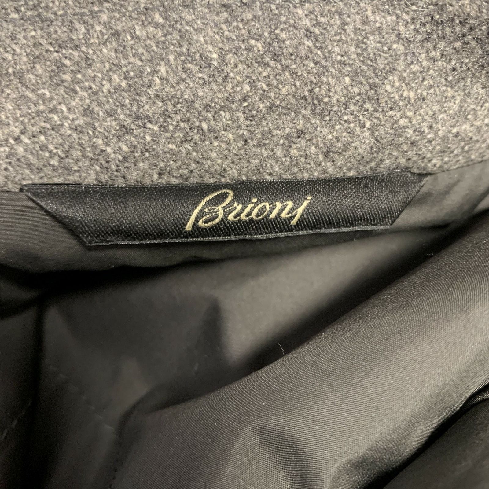 Brioni BRIONI Size XXL Grey Wool Double Breasted Coat Size US XXL / EU 58 / 5 - 7 Thumbnail