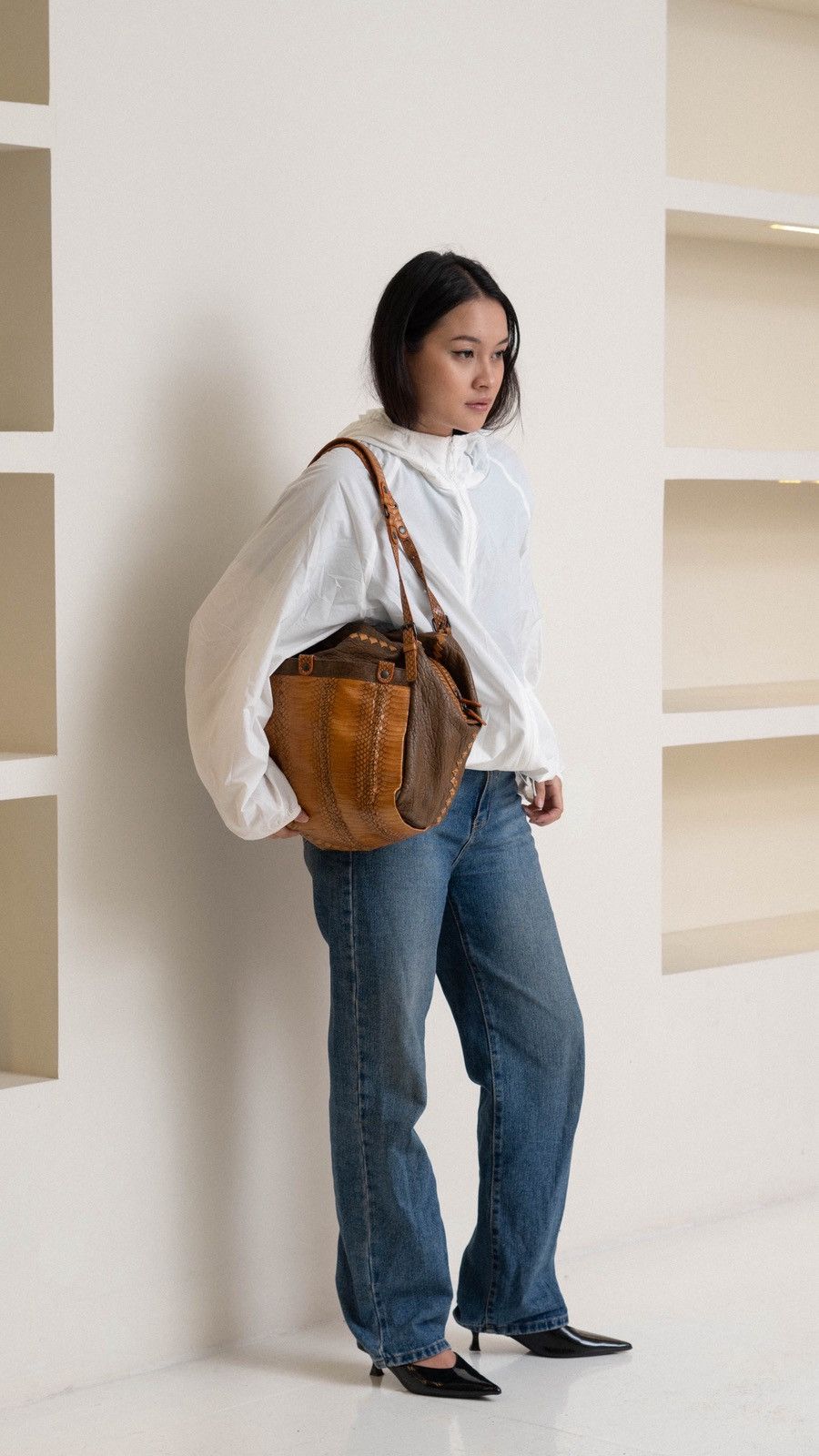 Bottega Veneta Bottega Veneta Fall 2011 Runway Python & Intrecciato Size ONE SIZE - 8 Thumbnail