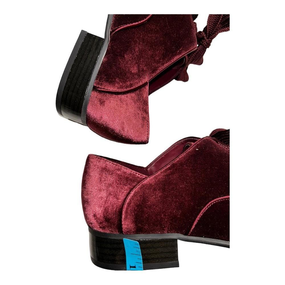 Nine West Nine West l NWOT Burgundy Velvet Oxfords Size 7.5 Size US 7.5 / IT 37.5 - 7 Thumbnail
