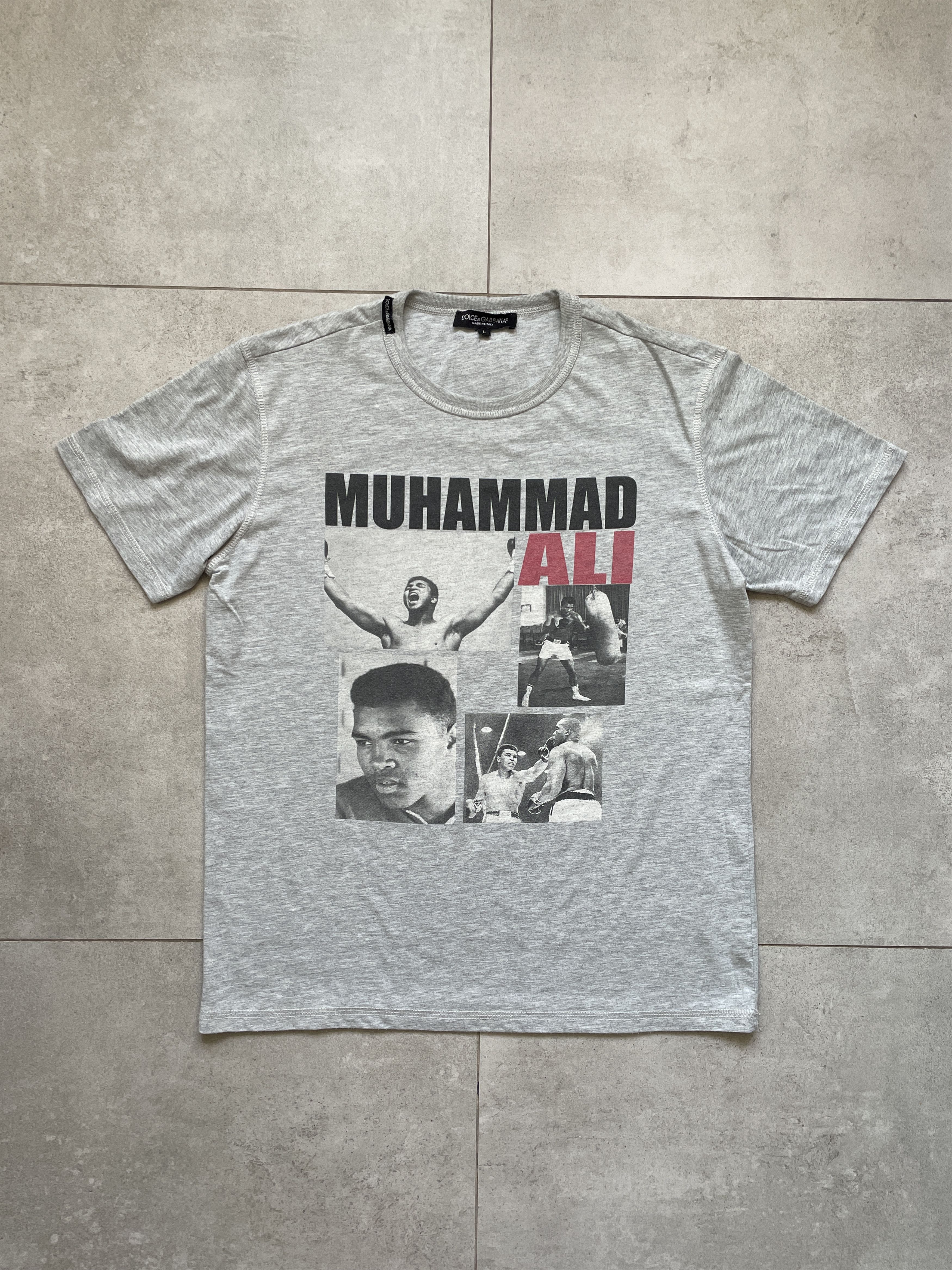Dolce & Gabbana DOLCE AND GABBANA D&G MUHAMMAD ALI BOXING GRAPHIC Y2K TEE Size US L / EU 52-54 / 3 - 1 Thumbnail