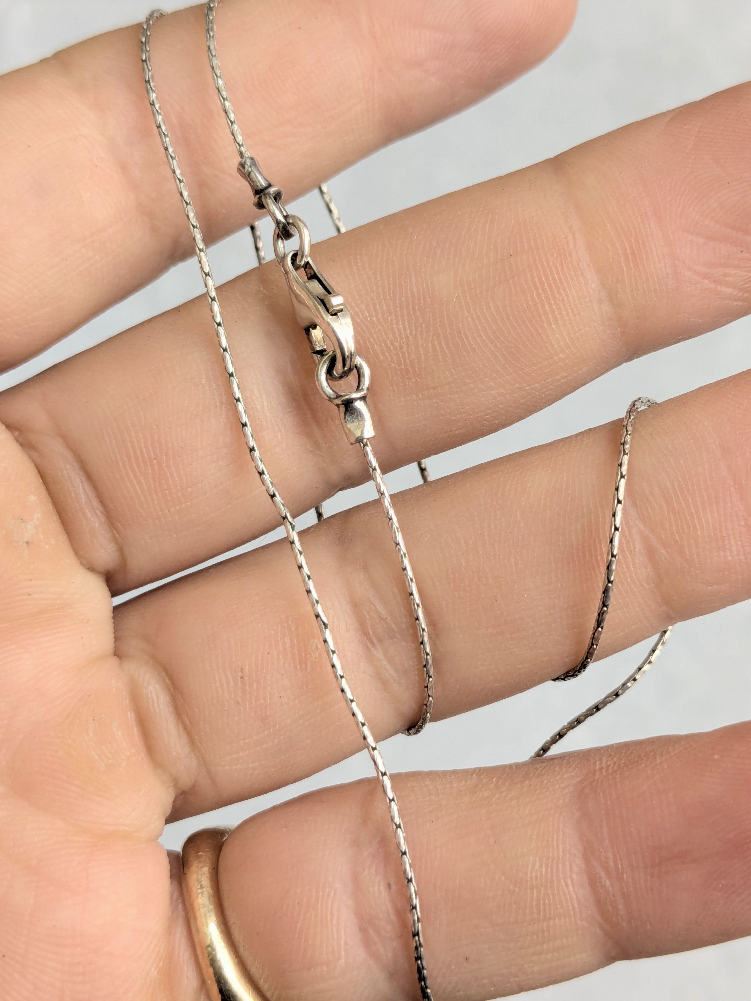 Jewelry Sterling Silver Necklace 18' Chain Size ONE SIZE - 11 Thumbnail