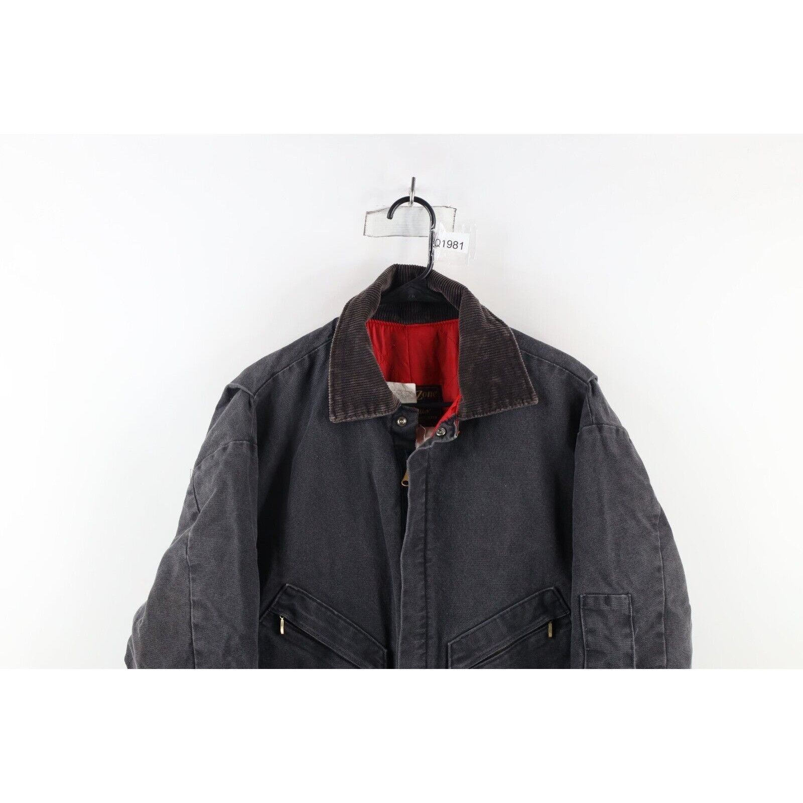 Vintage × Walls Vintage 90s Walls Distressed Quilted Denim Coveralls Size US L / EU 52-54 / 3 - 2 Thumbnail