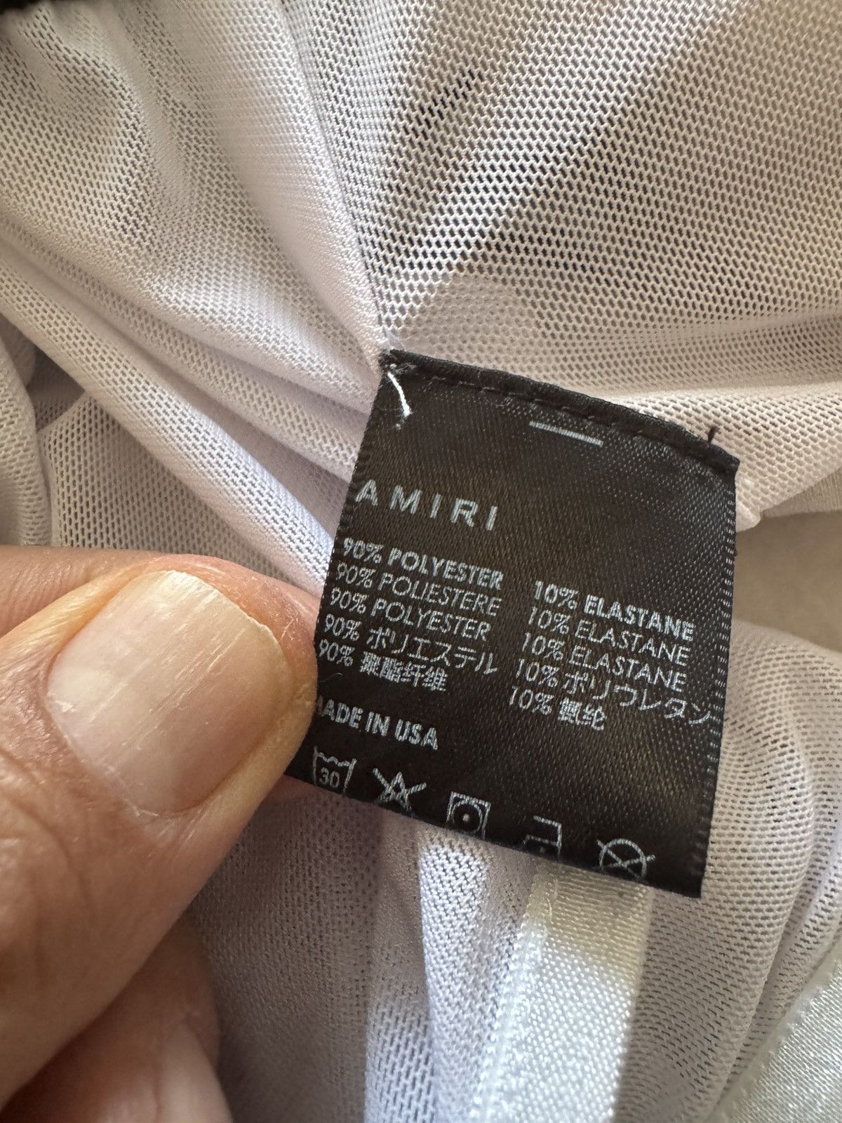 Amiri AMIRI Shorts real sizes SHOWN in photos by tape measure Size US 31 - 9 Thumbnail