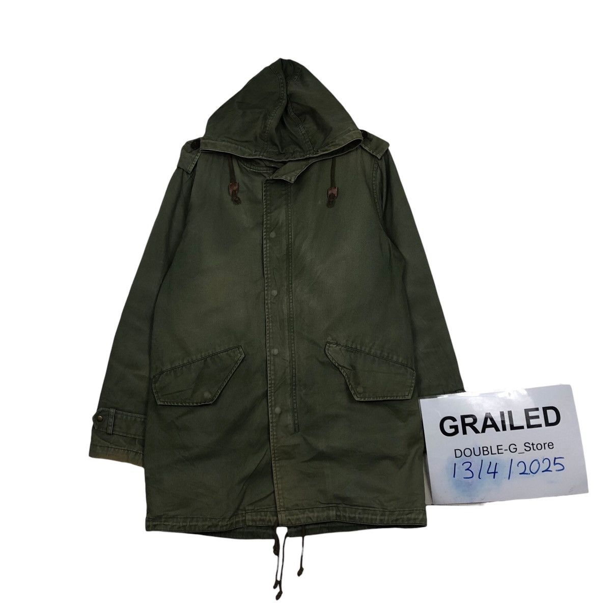Japanese Brand 📌Vintage Parka Jacket Power To The People Military Style Size US M / EU 48-50 / 2 - 1 Thumbnail