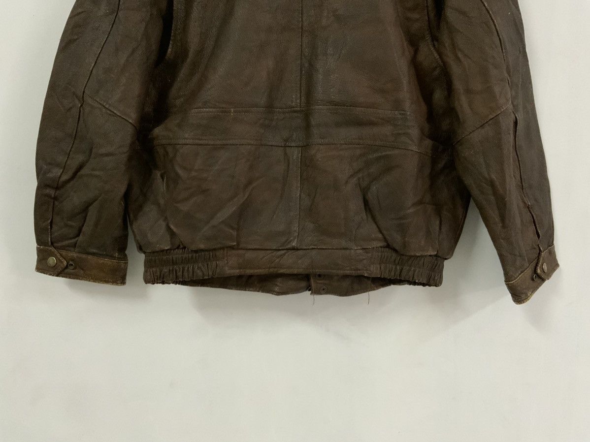Genuine Leather Vintage Brunati Genuine Leather Fade Jacket Size US L / EU 52-54 / 3 - 15 Thumbnail