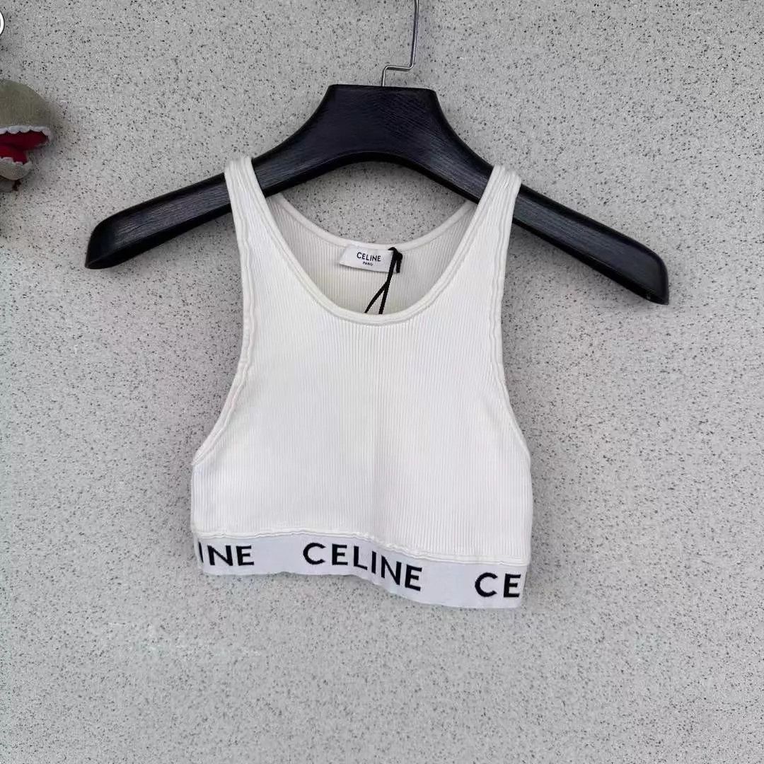 Celine Celine Slogan Tank Top M Worn Once Size M / US 6-8 / IT 42-44 - 1 Thumbnail