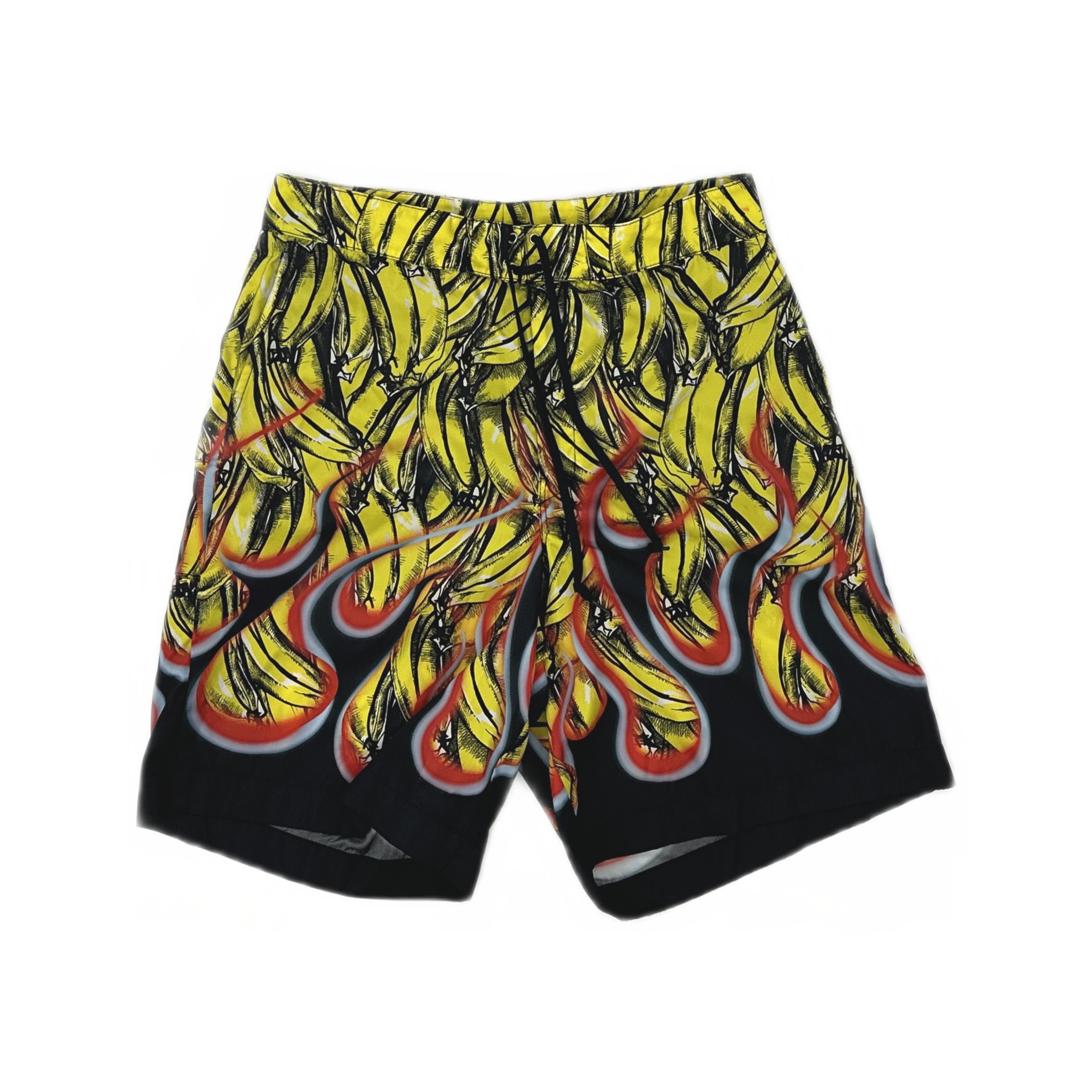 Prada Prada Banana Flame Print Shorts Size 50 Size US 34 / EU 50 - 1 Thumbnail