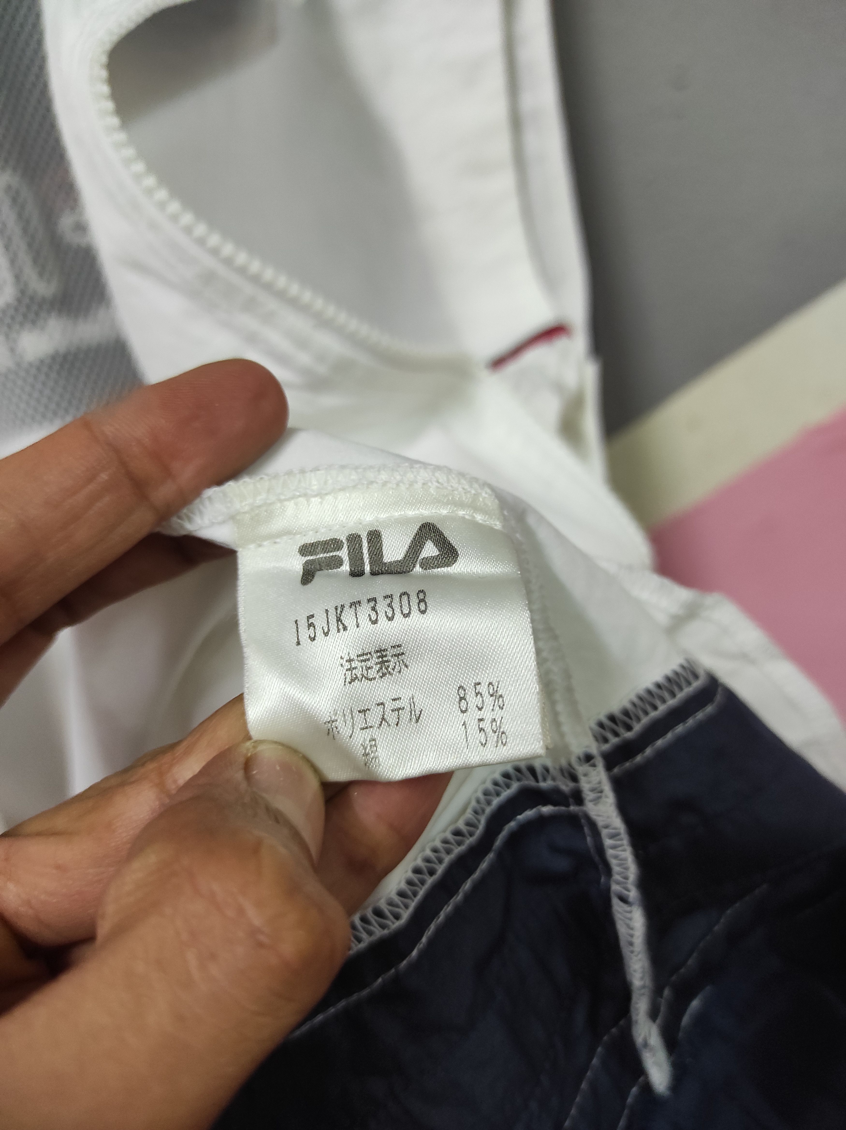 Fila × Japanese Brand FILA BIELLA ITALIA EMBROIDERY VEST JACKET SLEEVELESS Size US M / EU 48-50 / 2 - 9 Thumbnail
