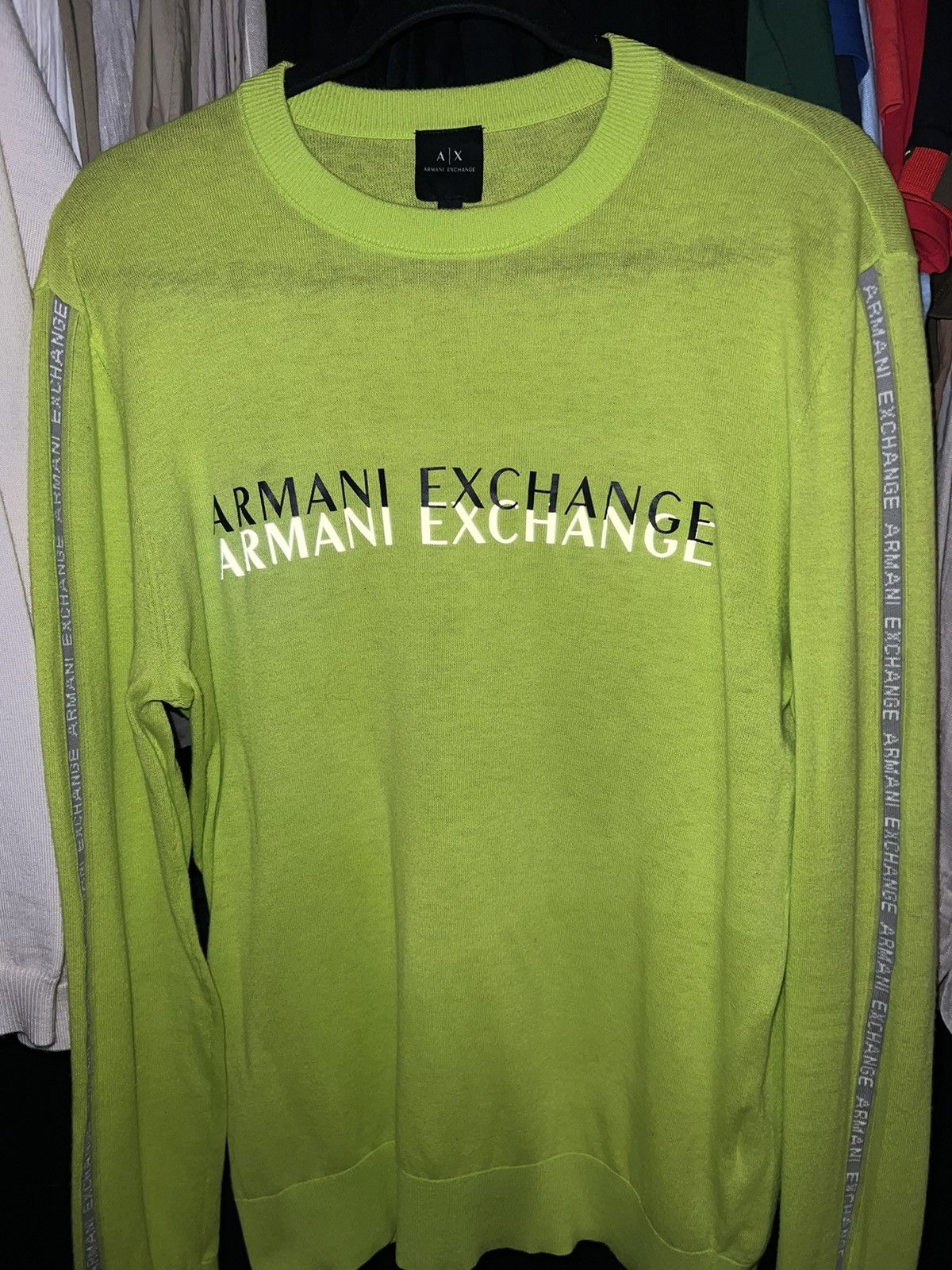 Armani × Armani Exchange Armani Exchange Green Neon sweater Size US XS / EU 42 / 0 - 6 Thumbnail