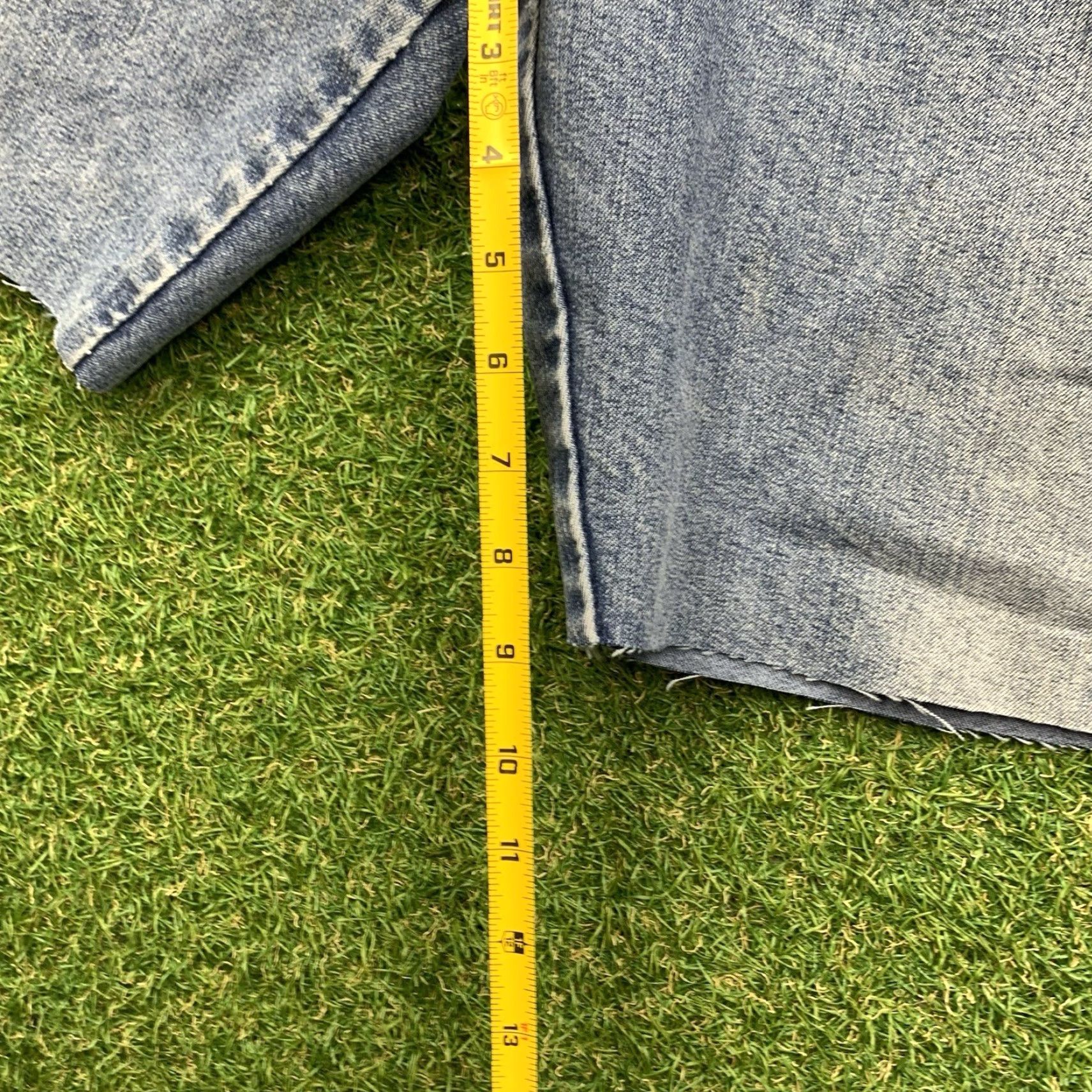 Wrangler VINTAGE Wrangler Jeans Shorts Mens 34 Blue Denim Carpenter Baggy 90s Denim Jeans Short? Size US 34 / EU 50 - 6 Thumbnail
