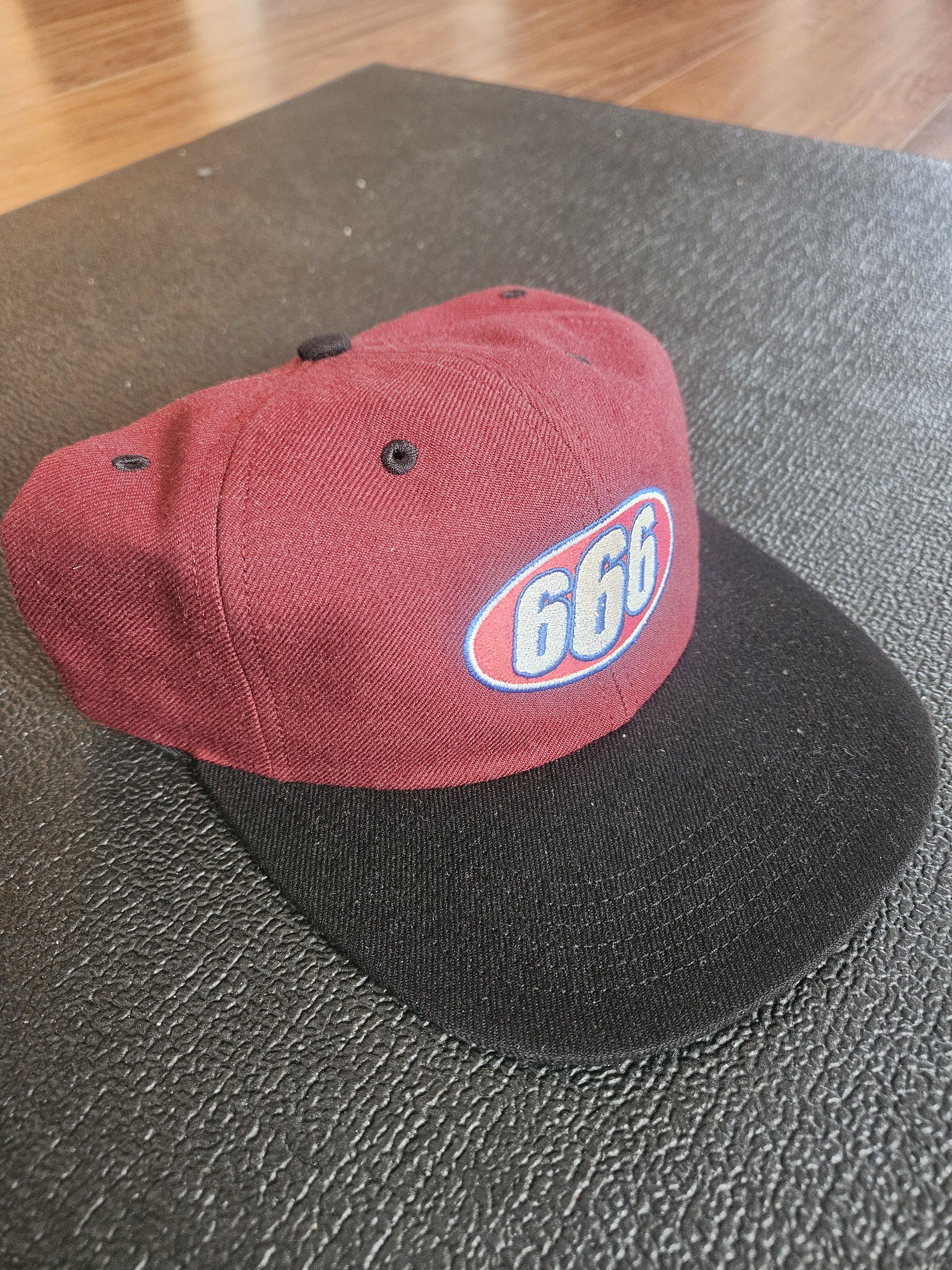 Supreme Supreme "666" Burgundy/Black Snapback Hat - Like New! Size ONE SIZE - 2 Thumbnail
