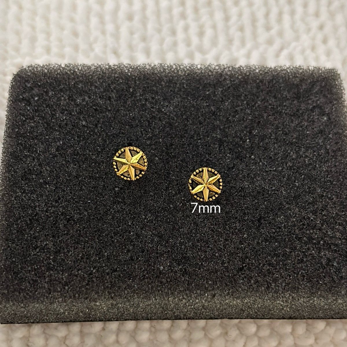 Other 7mm Small Star Stud Earrings for Men Women Streetwear Unisex Size ONE SIZE - 3 Thumbnail