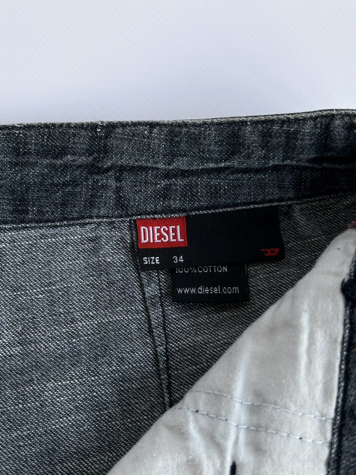 Diesel × Dolce & Gabbana × Yohji Yamamoto Vintage Diesel feded y2k jeans denim pants Size US 34 / EU 50 - 9 Thumbnail