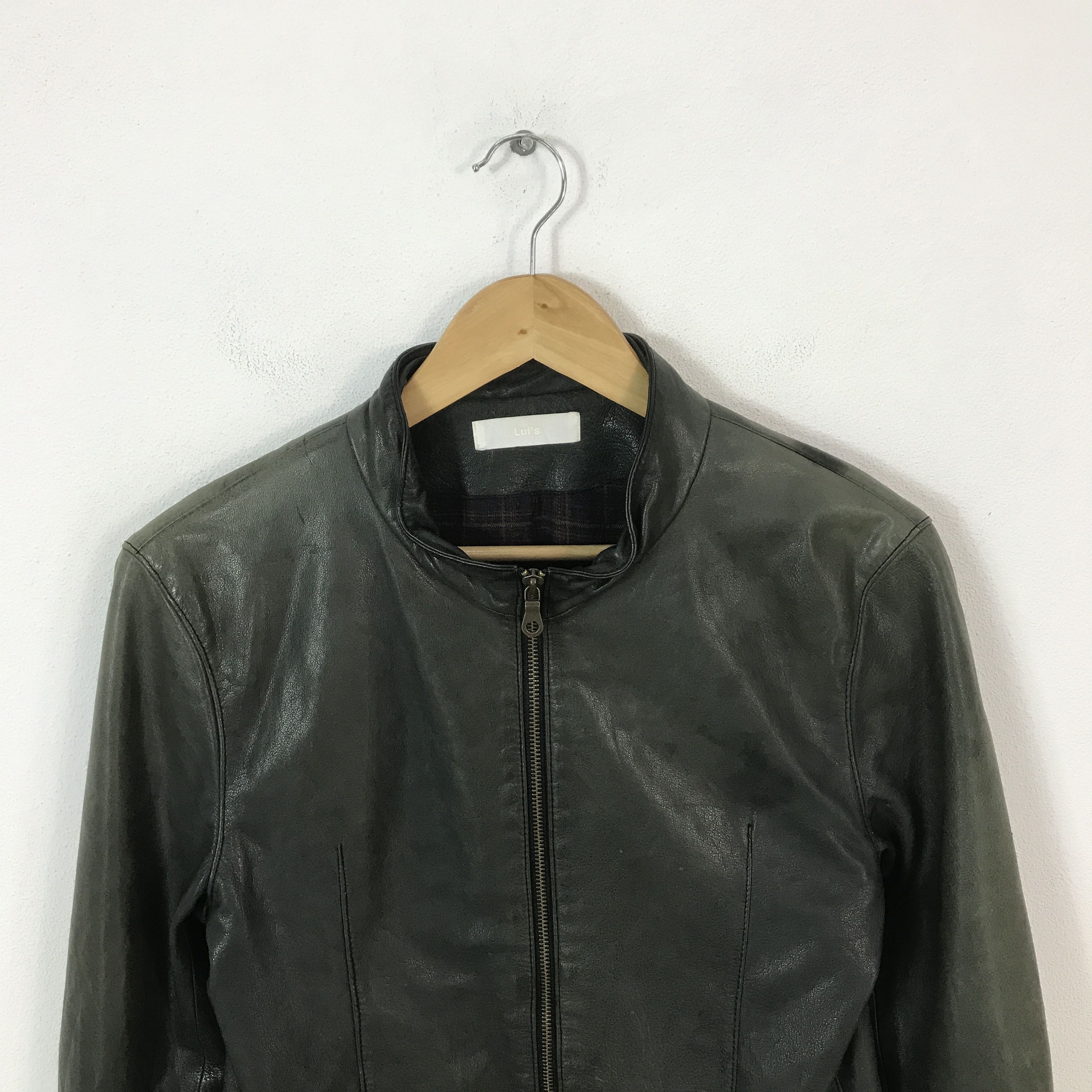 If Six Was Nine lui's leather faded jacket biker style K66B10 Size US M / EU 48-50 / 2 - 2 Thumbnail