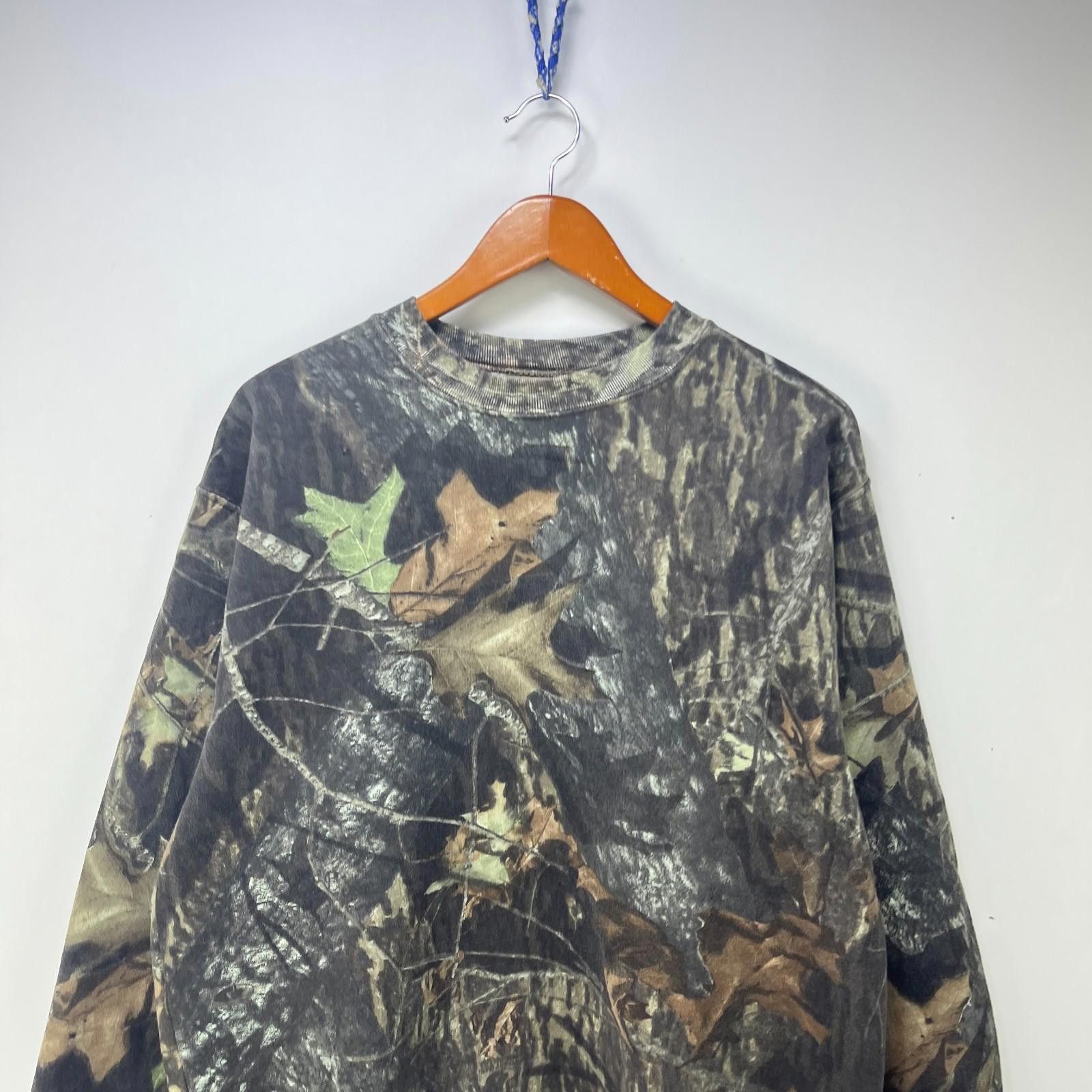 Jerzees Vintage 90s Mossy Oak Tree Camo Sweatshirt Jerzees Large Size US L / EU 52-54 / 3 - 2 Thumbnail