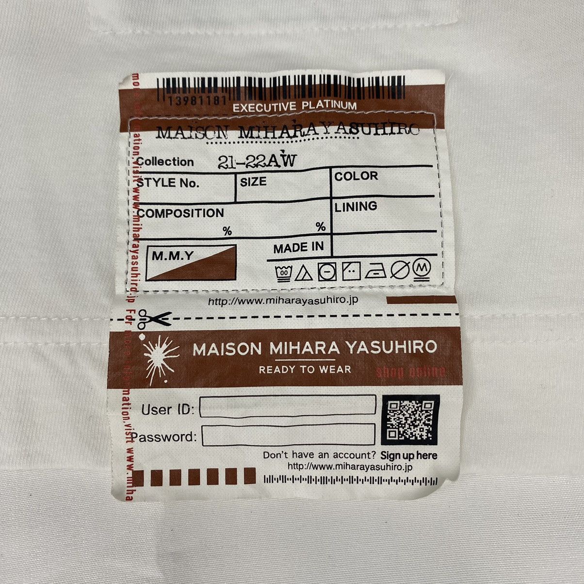 Maison MIHARA YASUHIRO Miharayasuhiro Printed Crop Shirt Size XS / US 0-2 / IT 36-38 - 8 Thumbnail