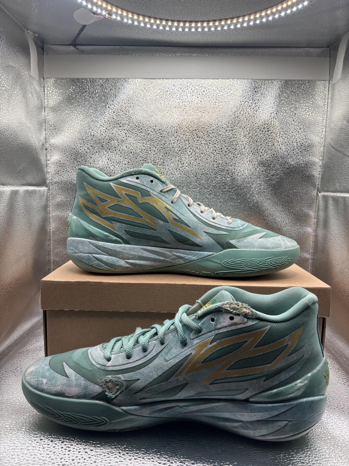 Puma Puma Lamelo ball MB.02 lunar new year jade Size US 13 / EU 46 - 5 Thumbnail