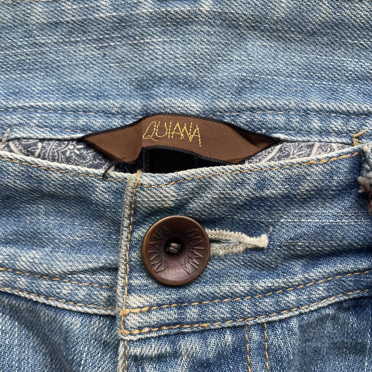 Japanese Brand Vintage Japan Rusty BAGGY Jeans Distressed Faded Denim Pants Size US 34 / EU 50 - 7 Thumbnail