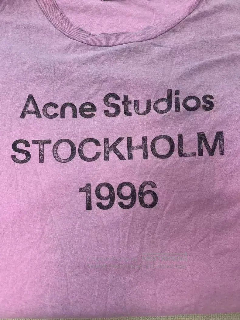 Acne Studios Acne Studios 1996 series vintage logo round neck short-sle Size US M / EU 48-50 / 2 - 3 Thumbnail