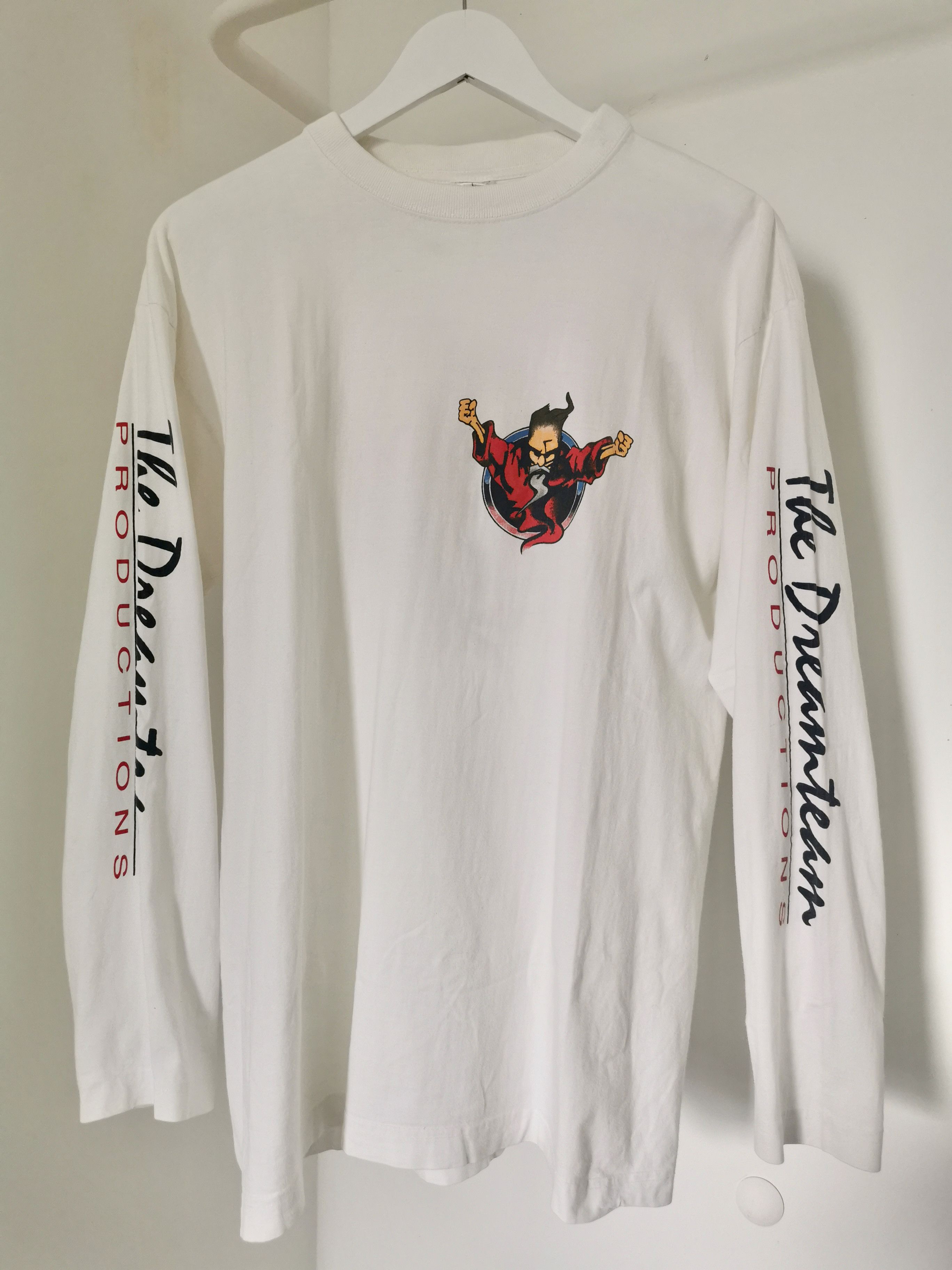 image of Thunderdome The Dreamteam Longsleeve in White, Men's (Size Large)
