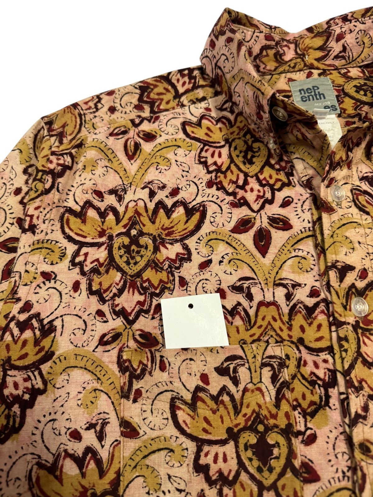Engineered Garments × Needles × Nepenthes Vtg🔥Nepenthes New York 3/4 Button Pullover Shirt Size US M / EU 48-50 / 2 - 11 Thumbnail
