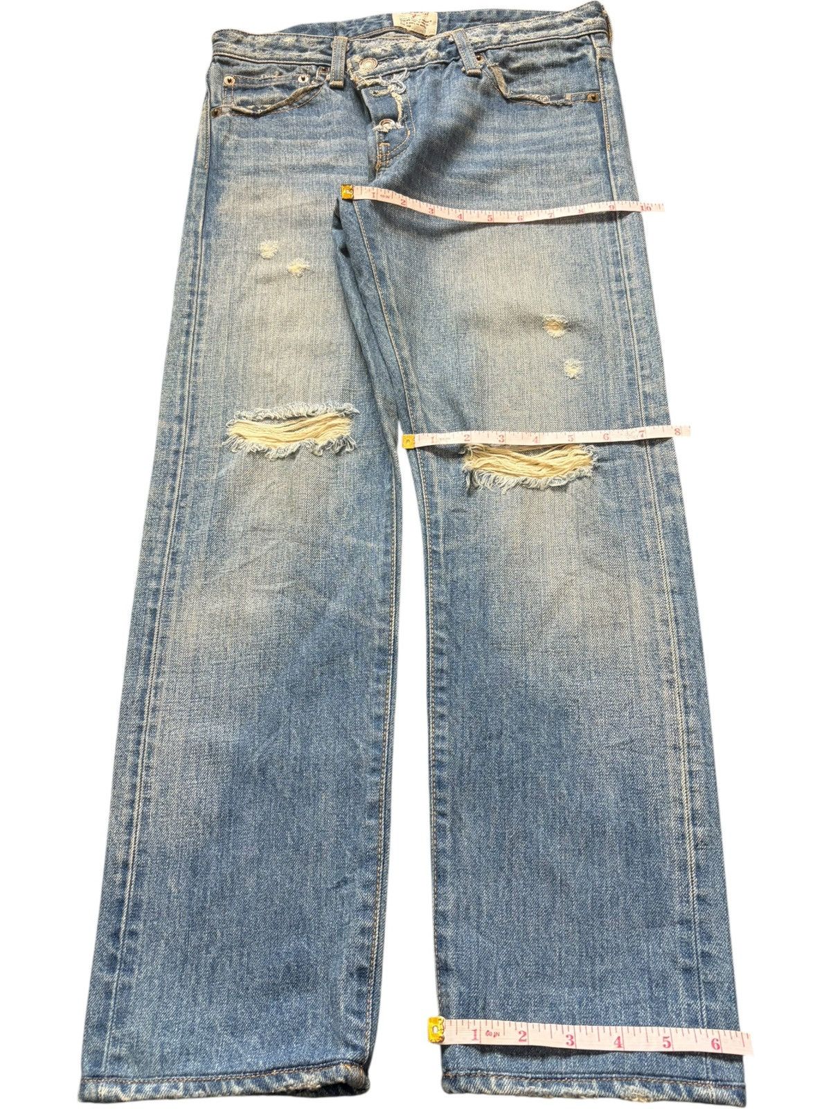 Edwin Vintage Ungrid Mark Styler Selvedge Distress Jeans Size 29" - 8 Thumbnail