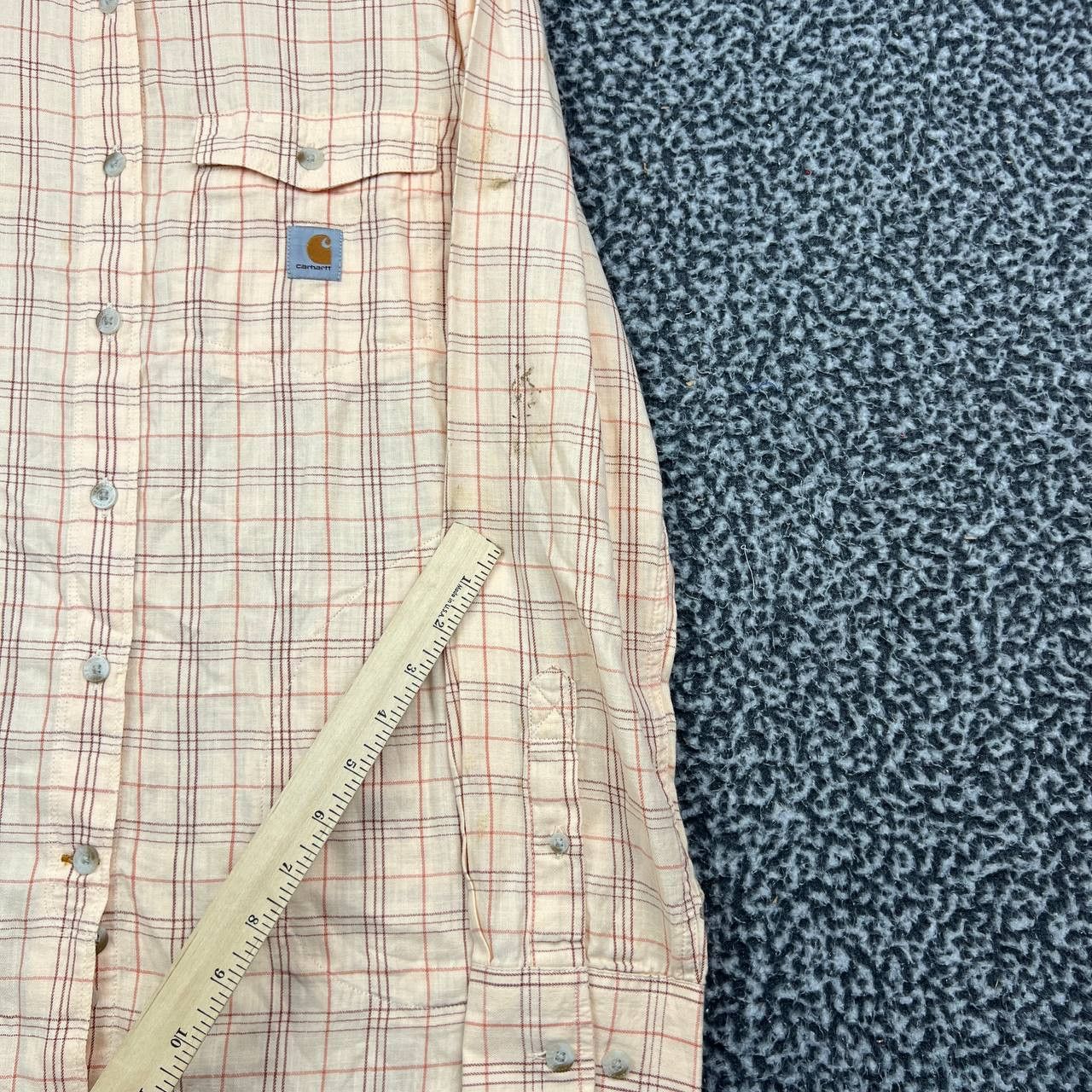 Carhartt Carhartt Button Down Shirt Women S Loose Fit Plaid Cotton Size S / US 4 / IT 40 - 4 Thumbnail