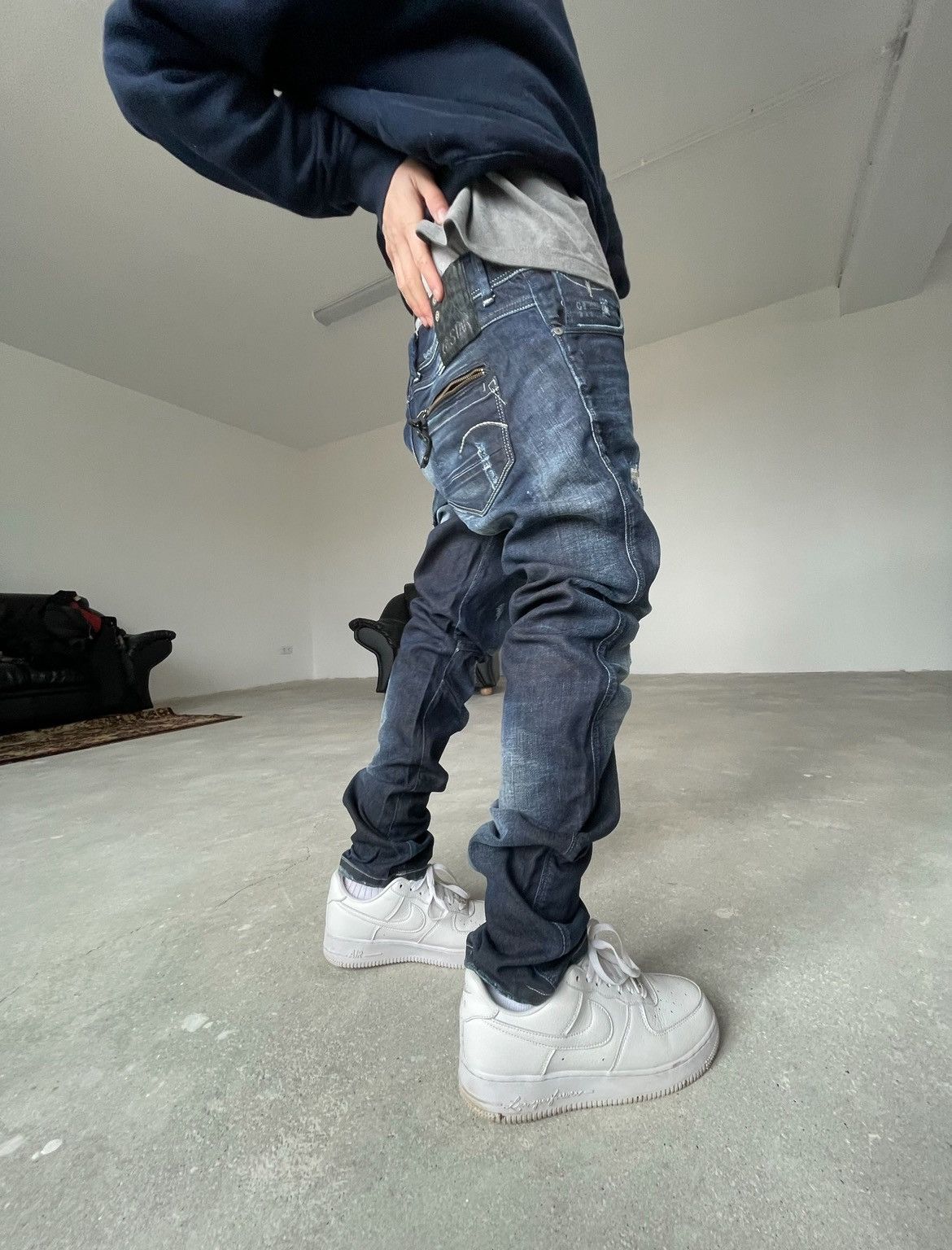 G-Star Vintage gstar raw stacked jeans Size US 31 - 3 Thumbnail
