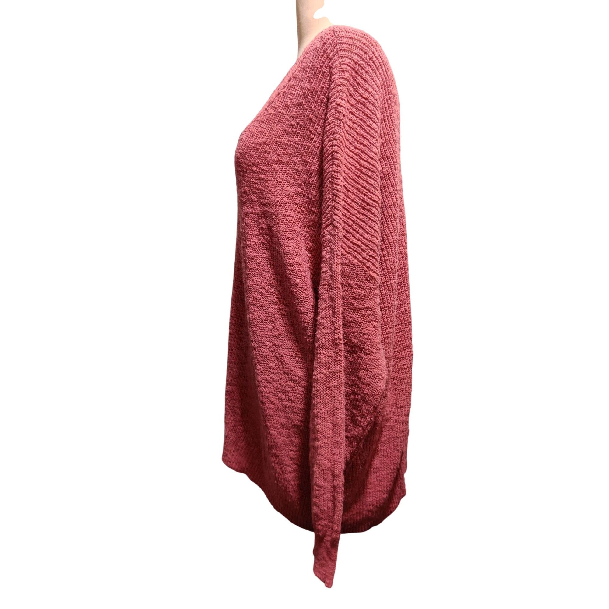Sonoma SONOMA 3X Plus Size Pink Cotton Knit Sweater V Neck Lightwei Size 3XL / US 20-22 - 6 Thumbnail