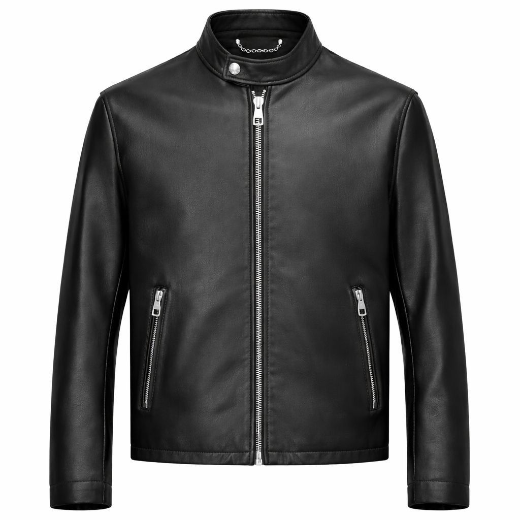 Louis Vuitton (RM091M) Louis Vuitton Lamb Leather Rider Jacket Size US XL / EU 56 / 4 - 1 Thumbnail