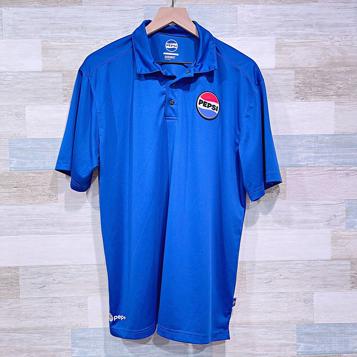 Pepsi PEPSI PVC Logo Patch Employee Performance Polo Mens Large Size US L / EU 52-54 / 3 - 1 Thumbnail