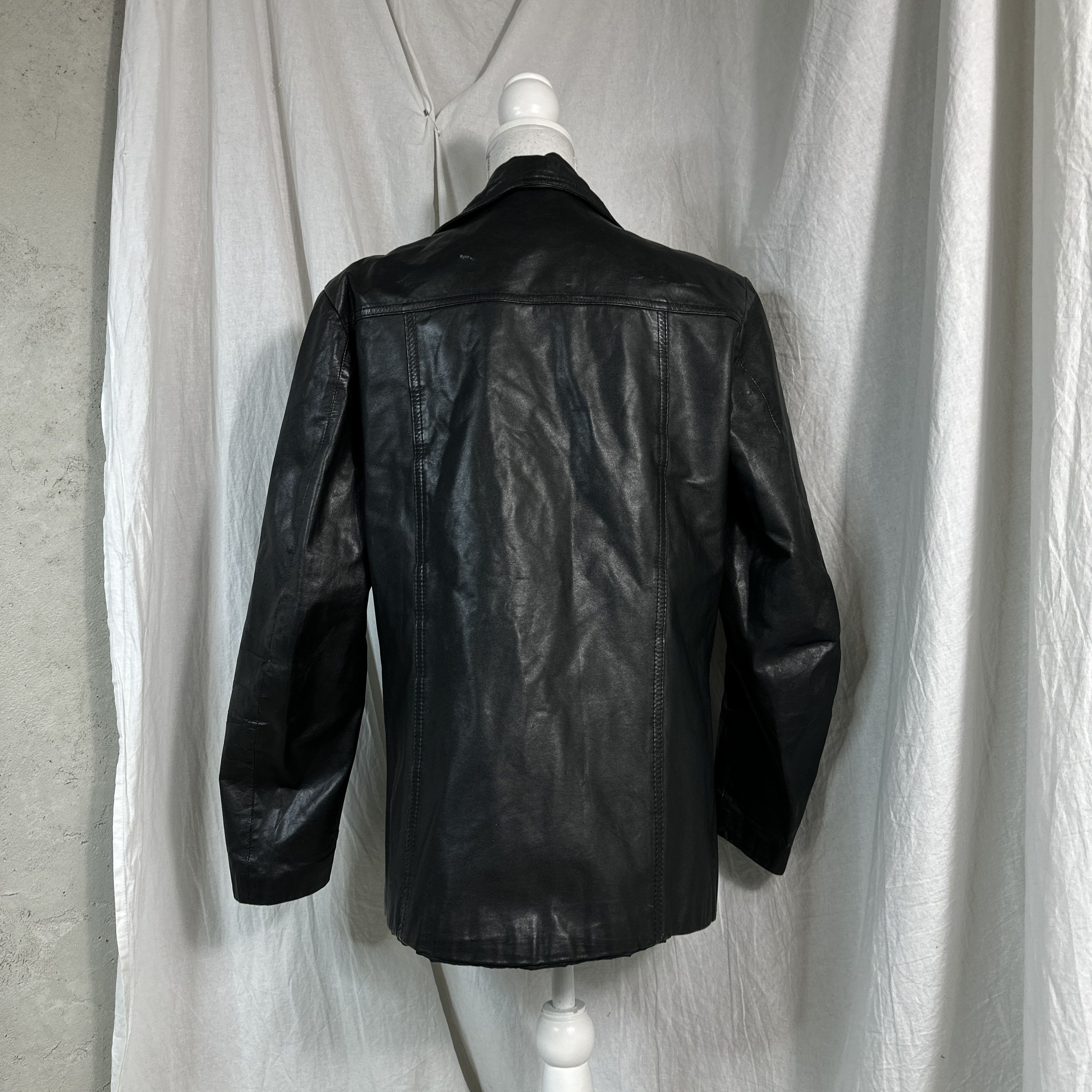 Vintage Vintage Leather Coat Size L / US 10 / IT 46 - 6 Thumbnail