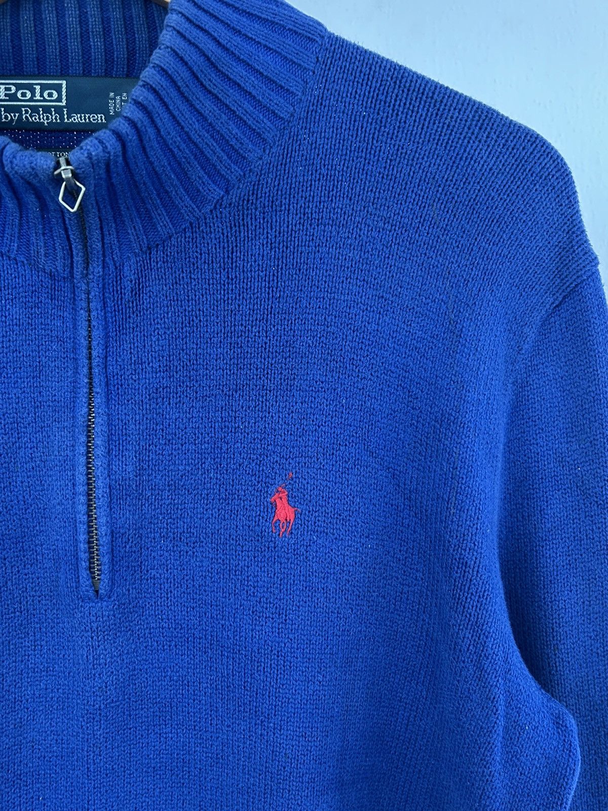 Polo Ralph Lauren Polo RL Knitwear Blue Halfzipper Size US S / EU 44-46 / 1 - 3 Thumbnail