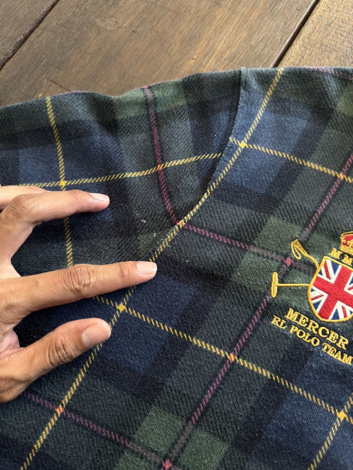 Polo Ralph Lauren Vintage Polo Ralph Lauren Mercer Plaid Rugby Shirt Size US XL / EU 56 / 4 - 9 Thumbnail
