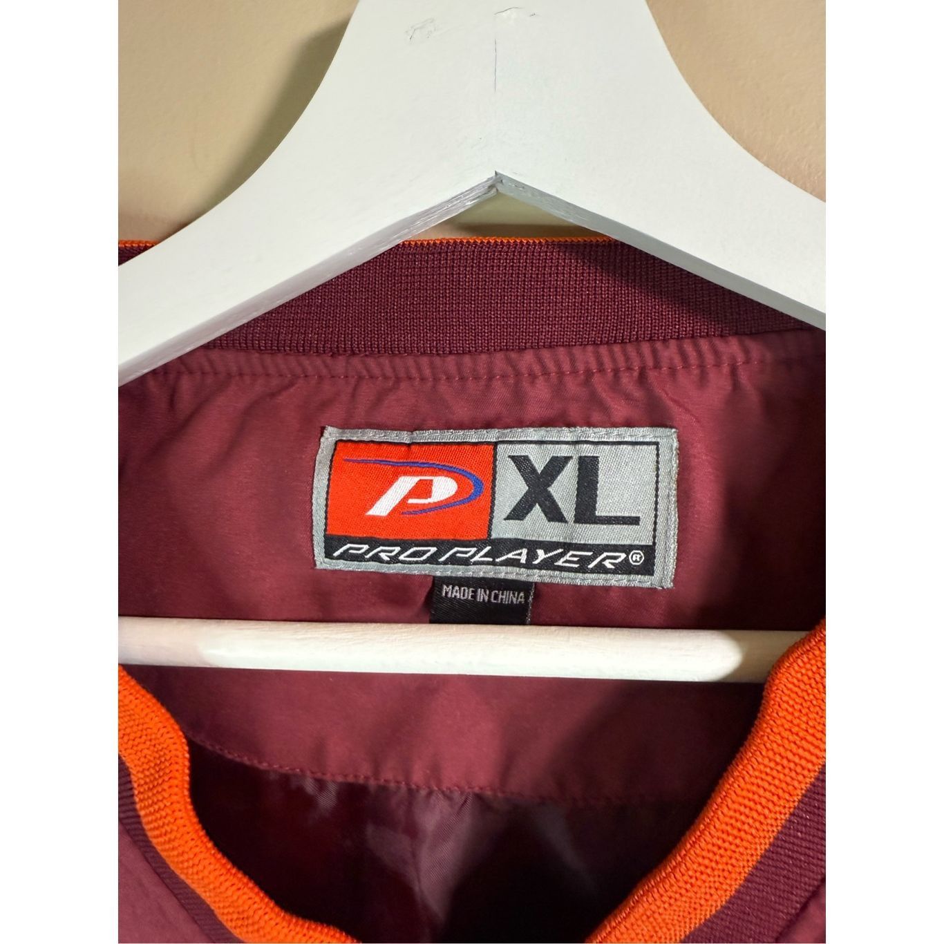Pro Player Size XL Vintage Pro Player Virginia Tech Hokies Polyester em Size US XL / EU 56 / 4 - 3 Thumbnail