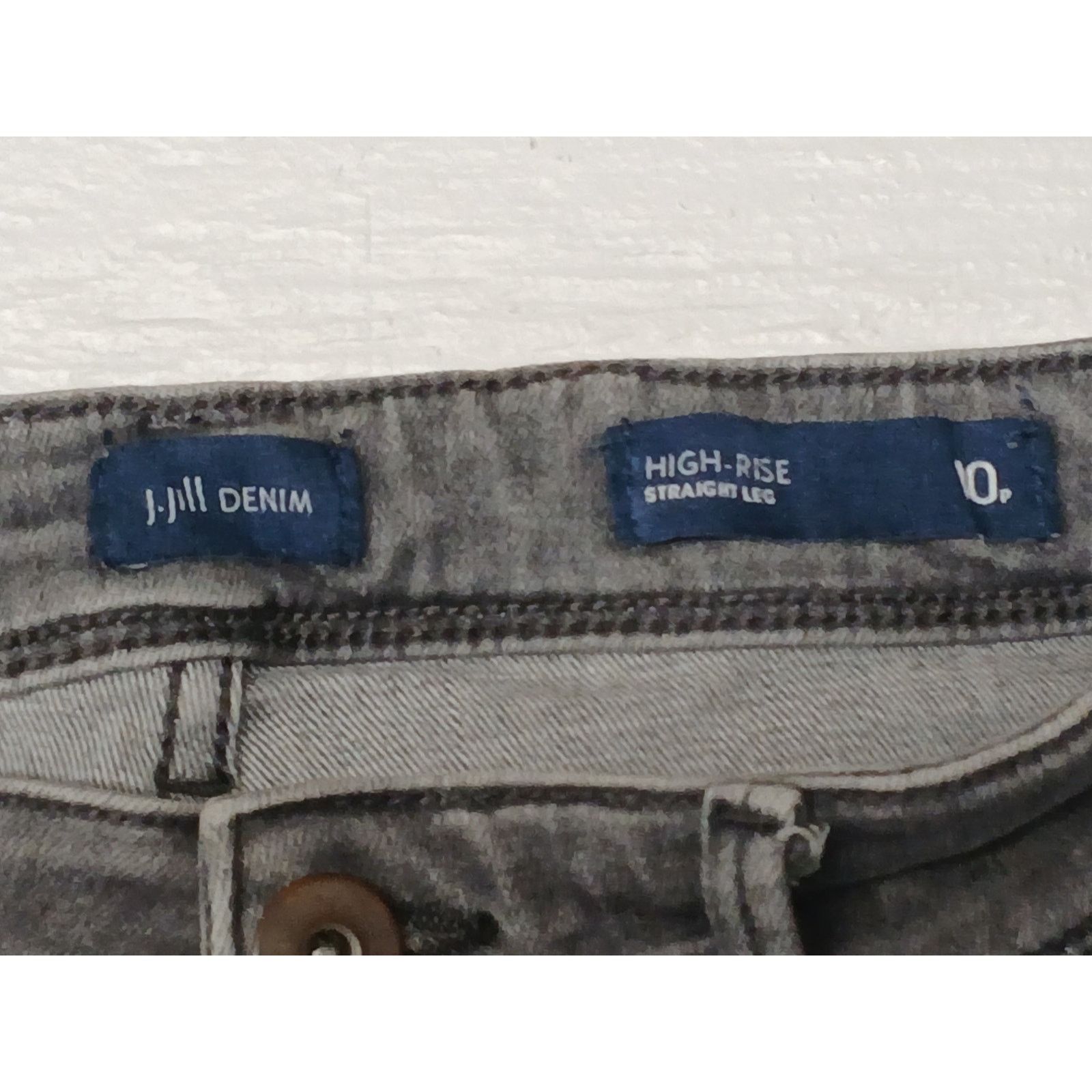 Other J. Jill Denim (10P) High Rise Straight Leg Black Fit Jeans Size 32" / US 10 / IT 46 - 7 Thumbnail