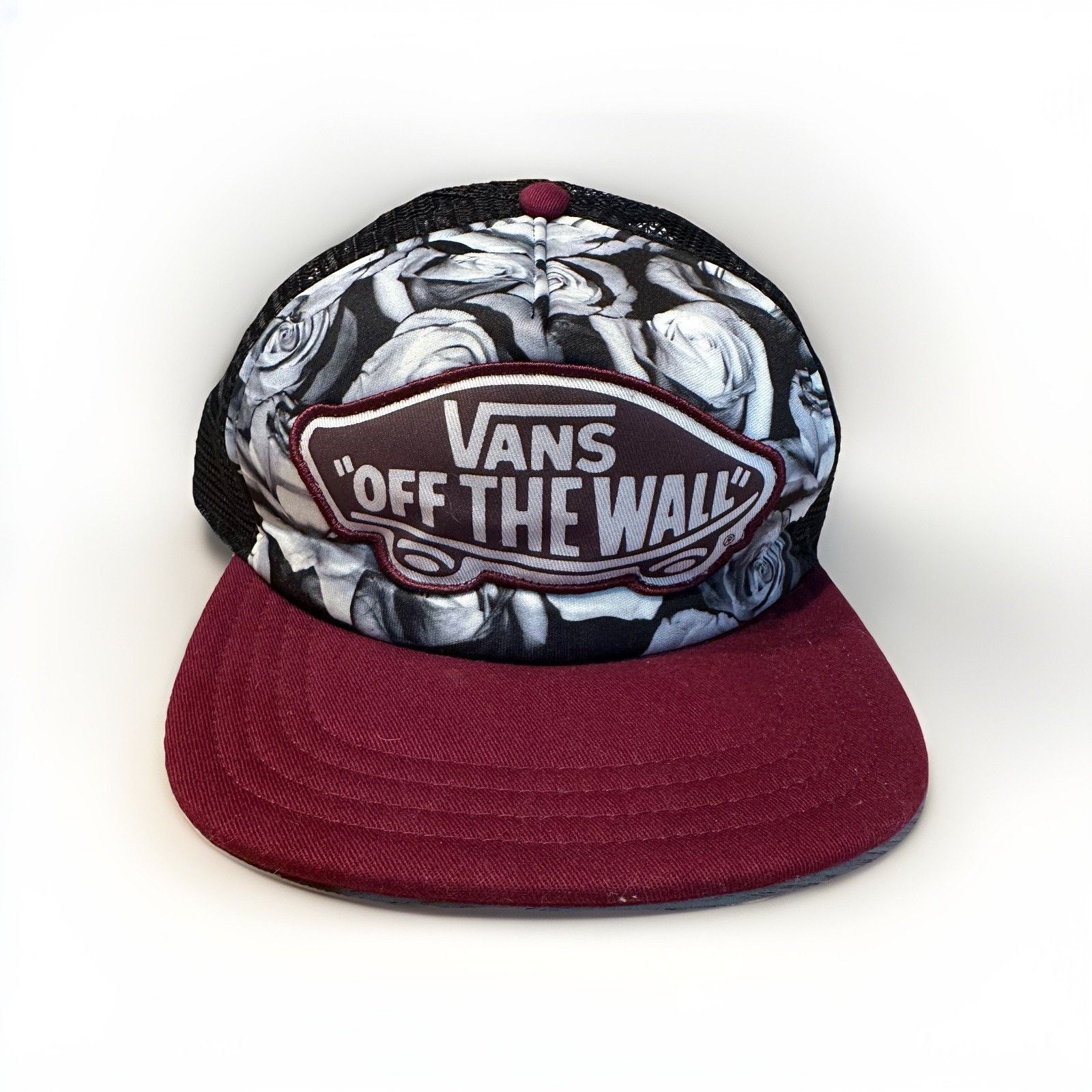 Vans Vans Off The Wall Skater Mesh Trucker Snapback Baseball Hat Size ONE SIZE - 1 Thumbnail