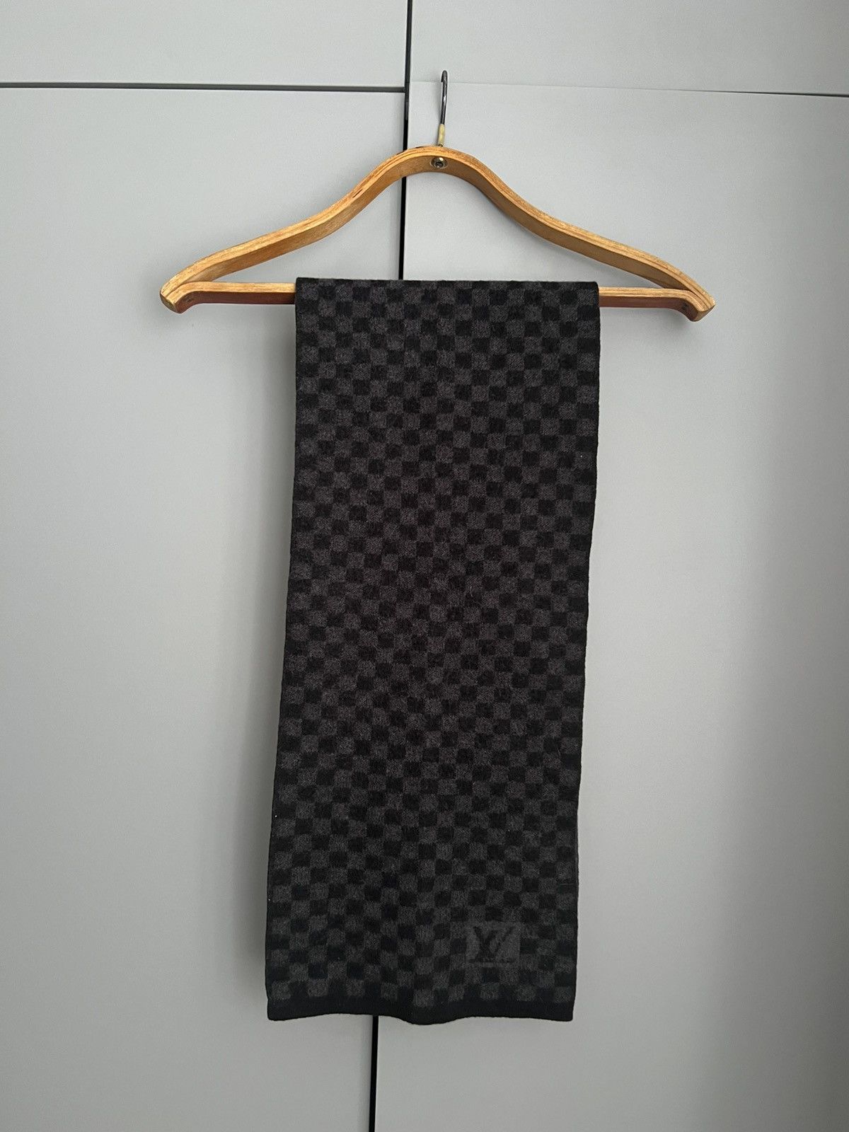 Louis Vuitton Louis Vuitton vintage monogram wool scarf Size ONE SIZE - 4 Thumbnail