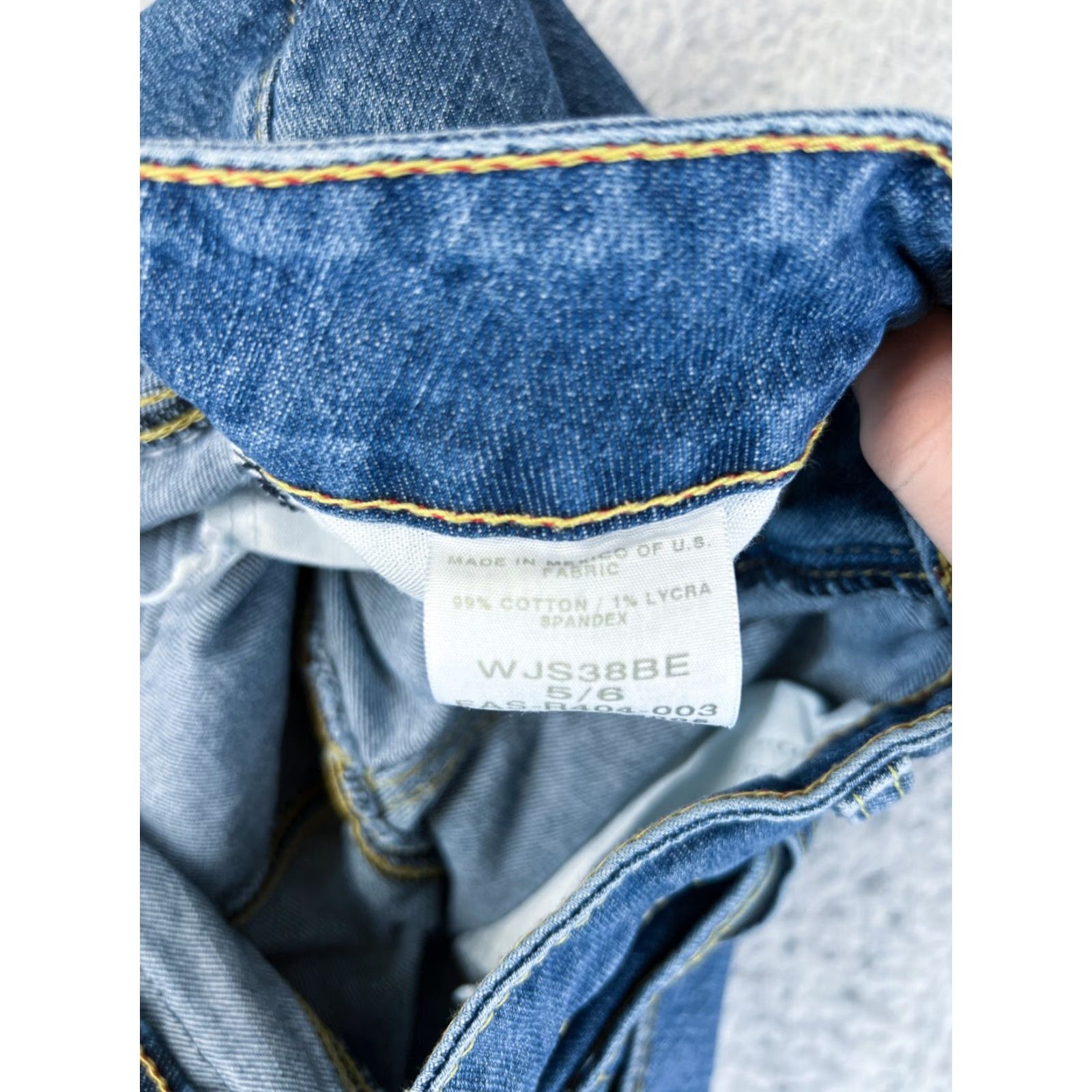 Wrangler Wrangler 20X Womens Jeans Capri Denim Blue Low Rise Slim Fit Cotton 5 Size 27" / US 4 / IT 40 - 6 Thumbnail