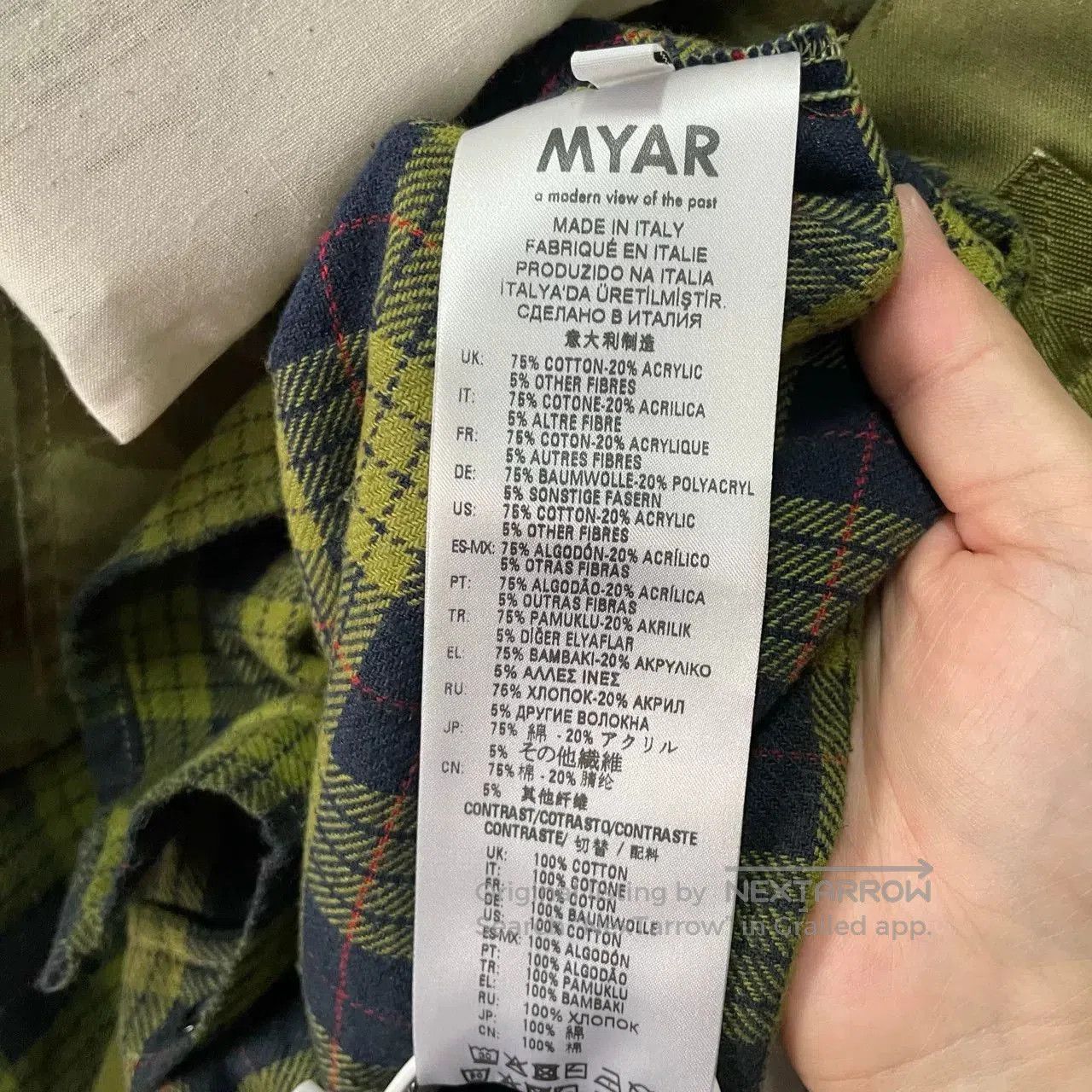 Other MYAR Camouflage Plaid Shirt. Size US M / EU 48-50 / 2 - 3 Thumbnail