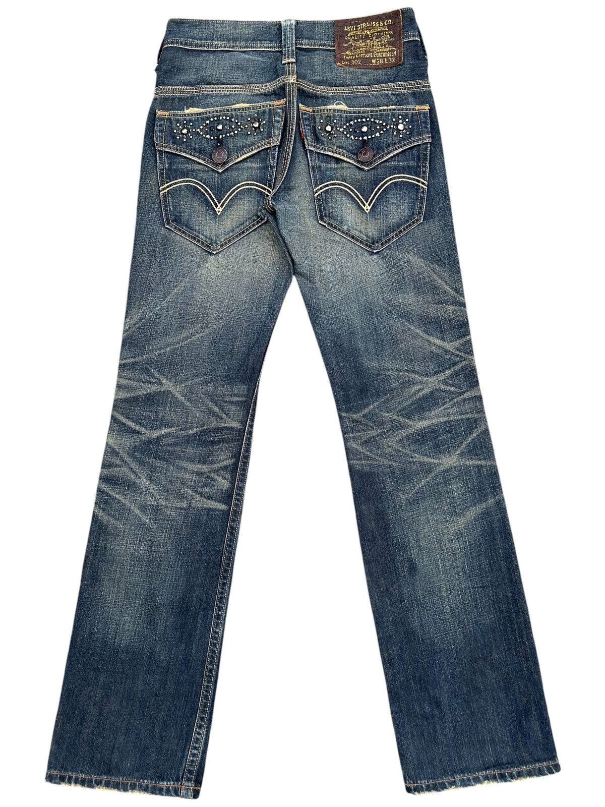 Kapital VINTAGE LEVIS HIPPIES STYLE RUSTY DISTRESSED DENIM JEANS Size US 30 / EU 46 - 4 Thumbnail